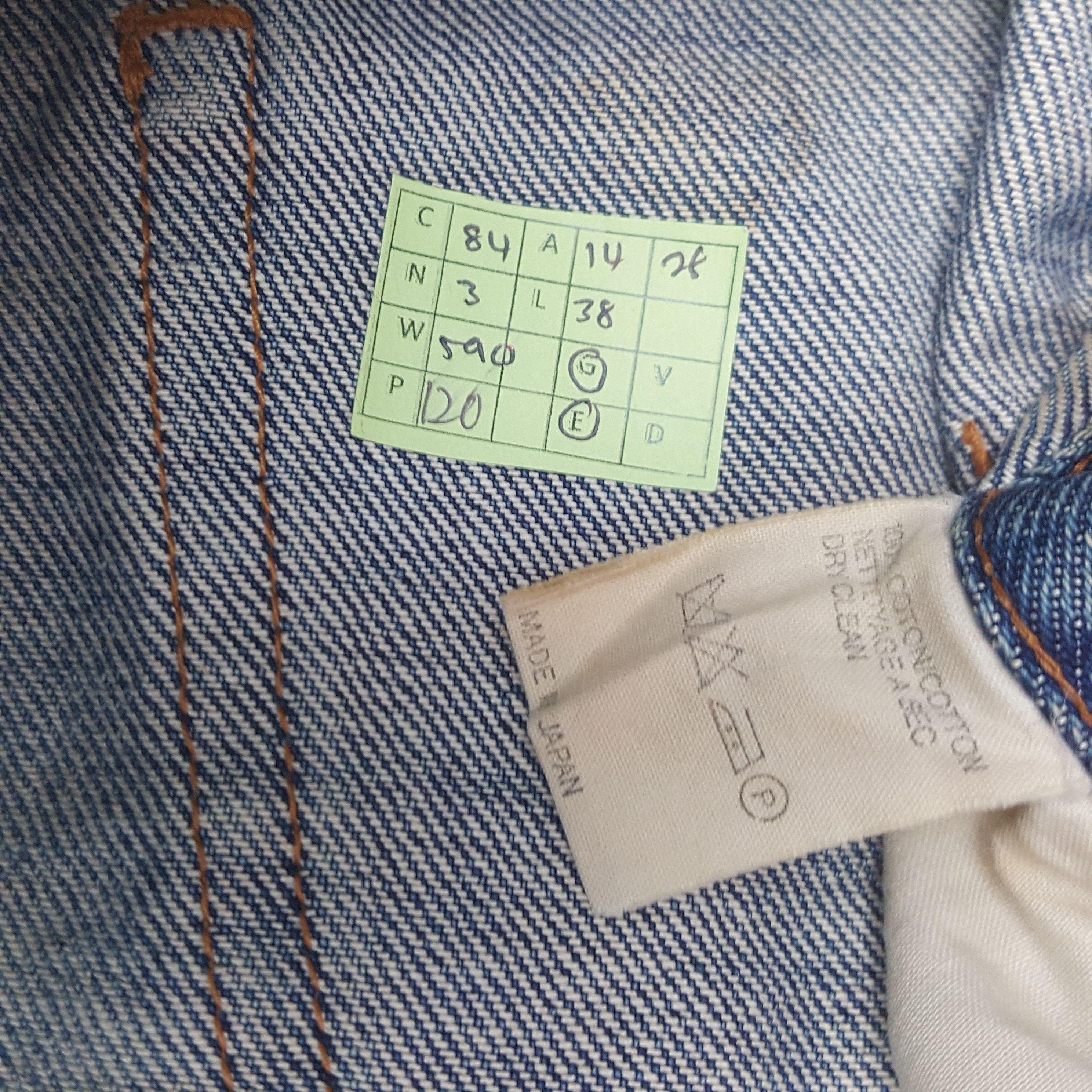 A.P.C. × Japanese Brand × Vintage Vintage A.P.C. Japanese Brand Washed Syle Denim Jeans Size US 28 / EU 44 - 14 Thumbnail