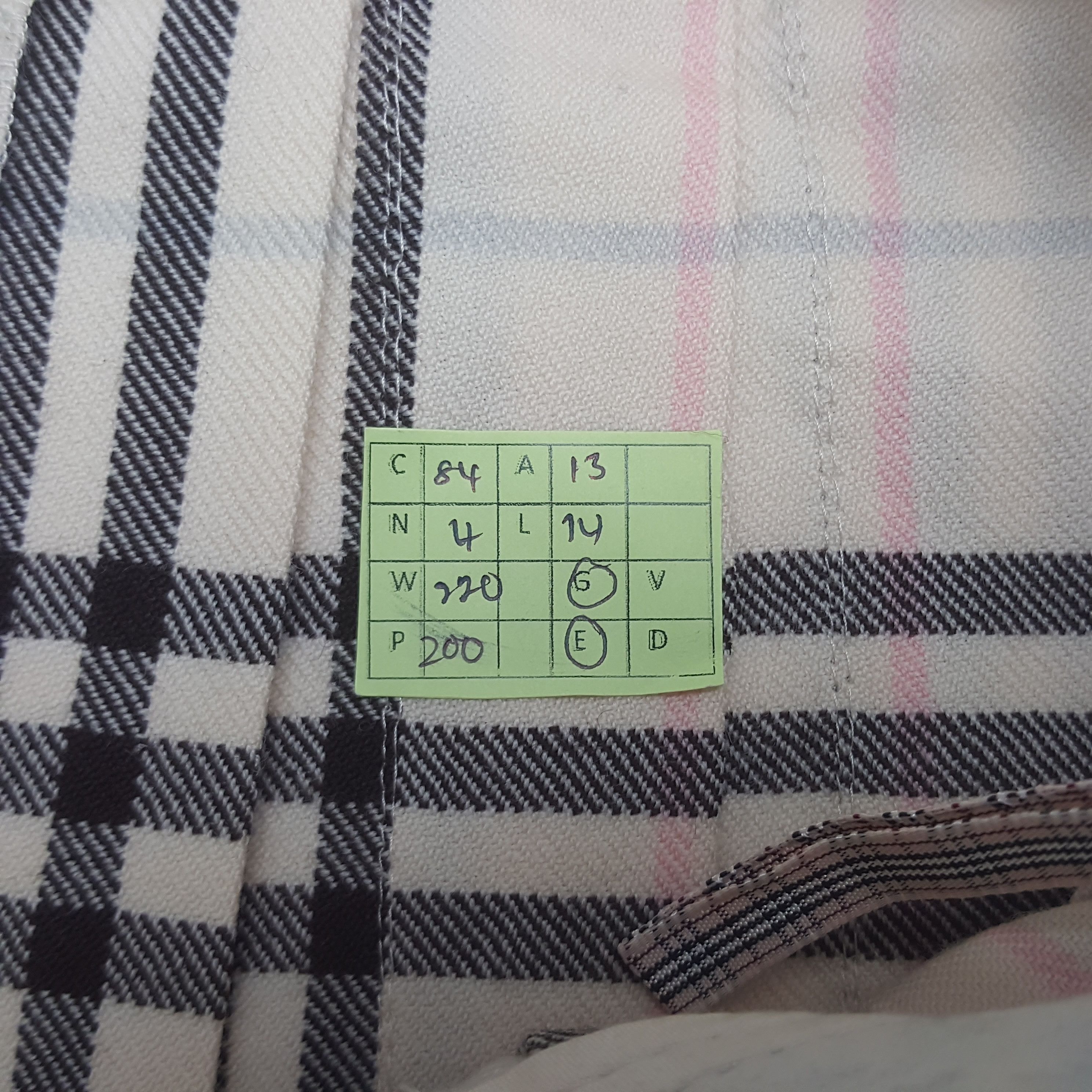 Burberry × Vintage Vintage Burberry Blue Label London Nova Check Skirt Size 26" / US 2 / IT 38 - 8 Thumbnail