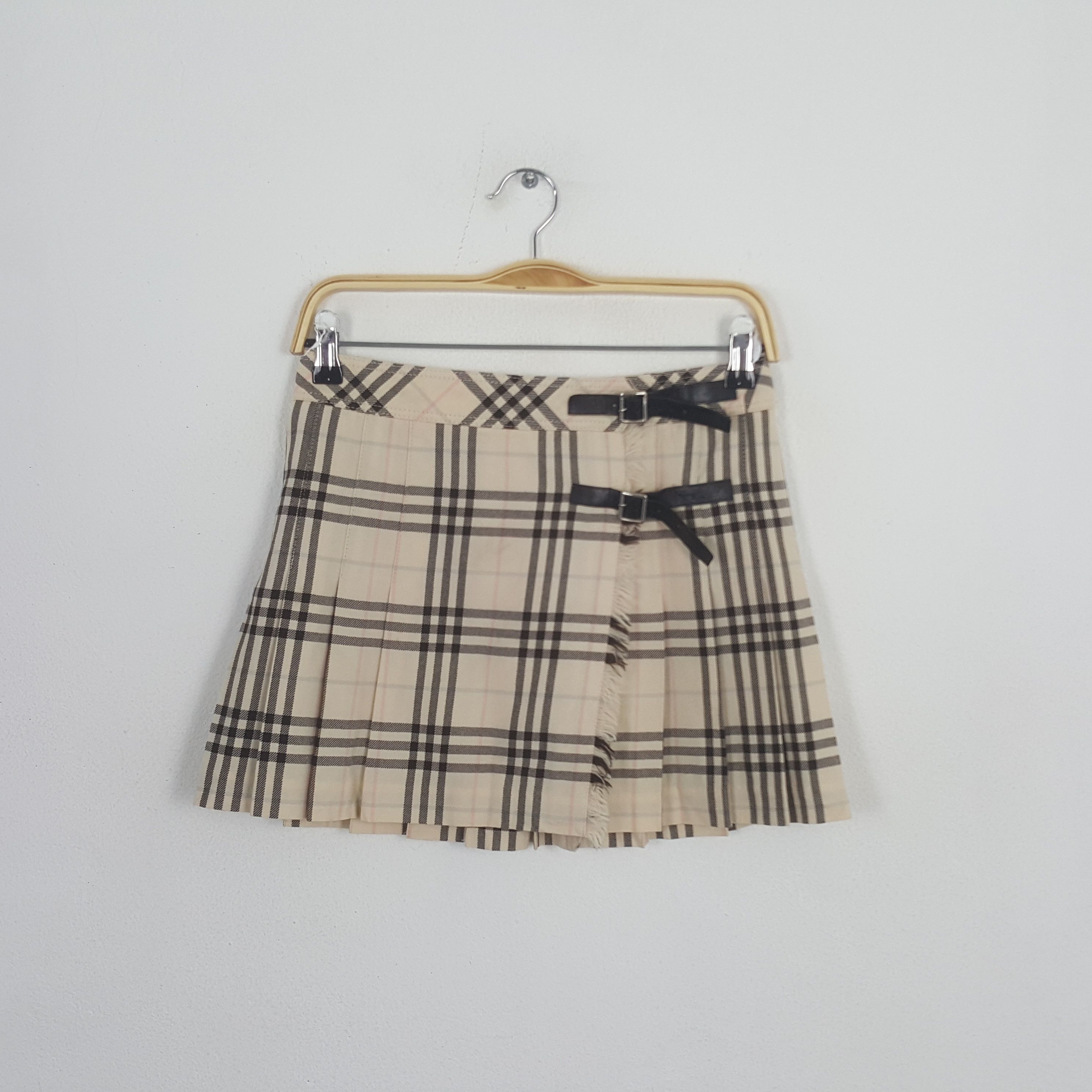 Burberry Burberry Blue Label Skirt Nova Check Denim Belt | Grailed
