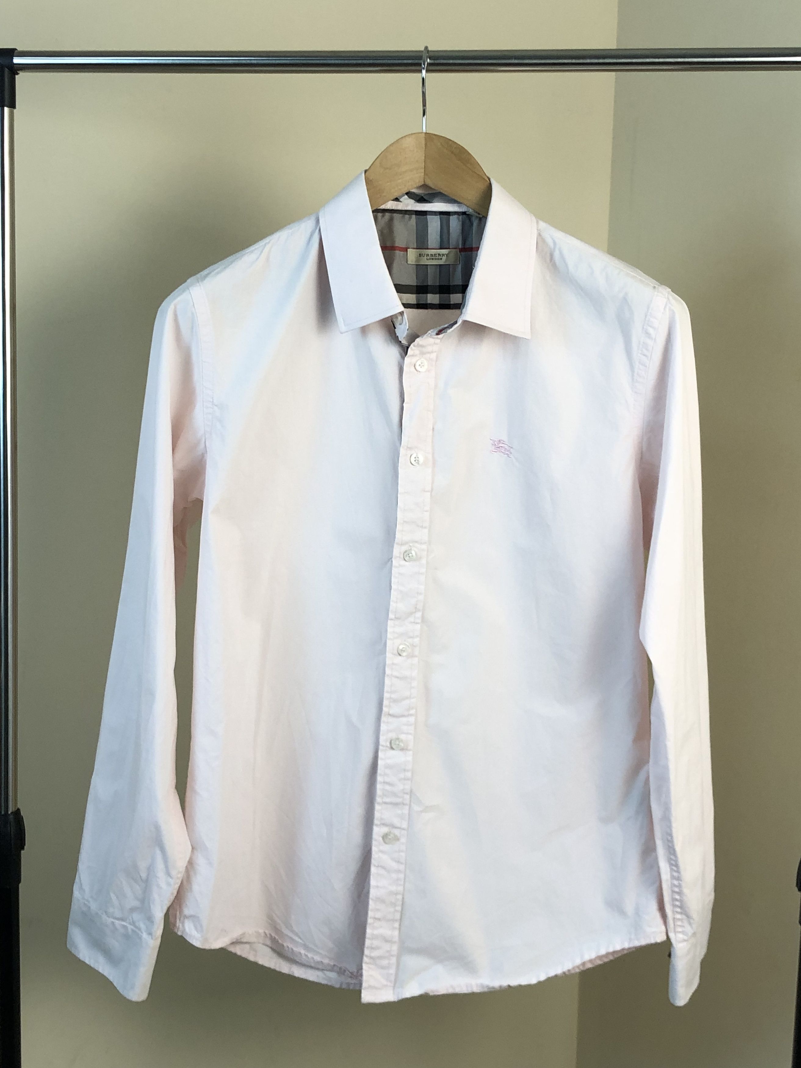 Burberry Burberry nova check white shirt Size US XXL / EU 58 / 5 - 2 Thumbnail