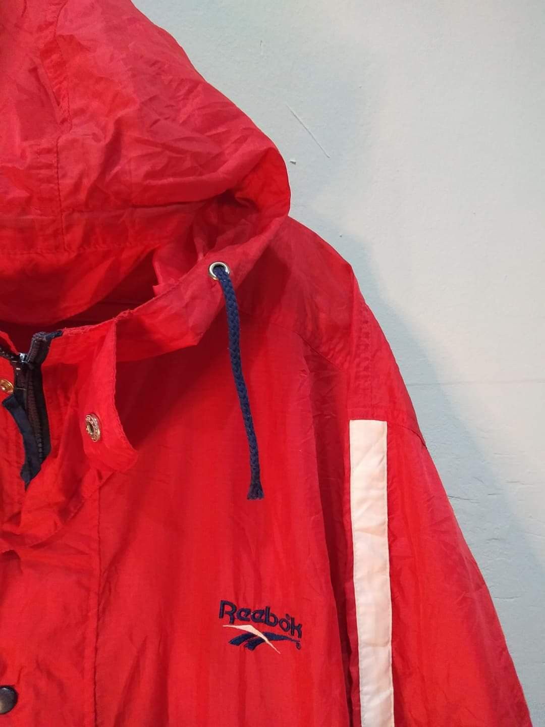 Reebok Vintage Reebok USA Big Logo Multicolour Windbreaker Size US XL / EU 56 / 4 - 4 Thumbnail