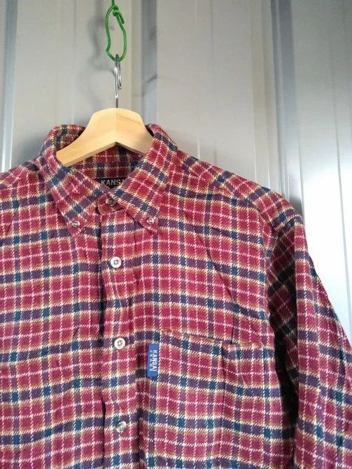 Flannel 💥Rare💥 VINTAGE 90s KANSAI YAMAMOTO FLANNEL Size US M / EU 48-50 / 2 - 3 Thumbnail