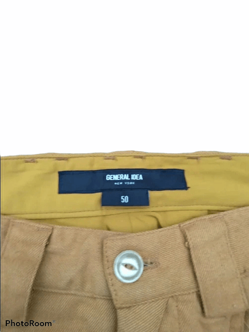 General Idea 🔥 GENERAL IDEA BROWN MINIMALIST CASUAL PANTS Size US 31 - 3 Thumbnail