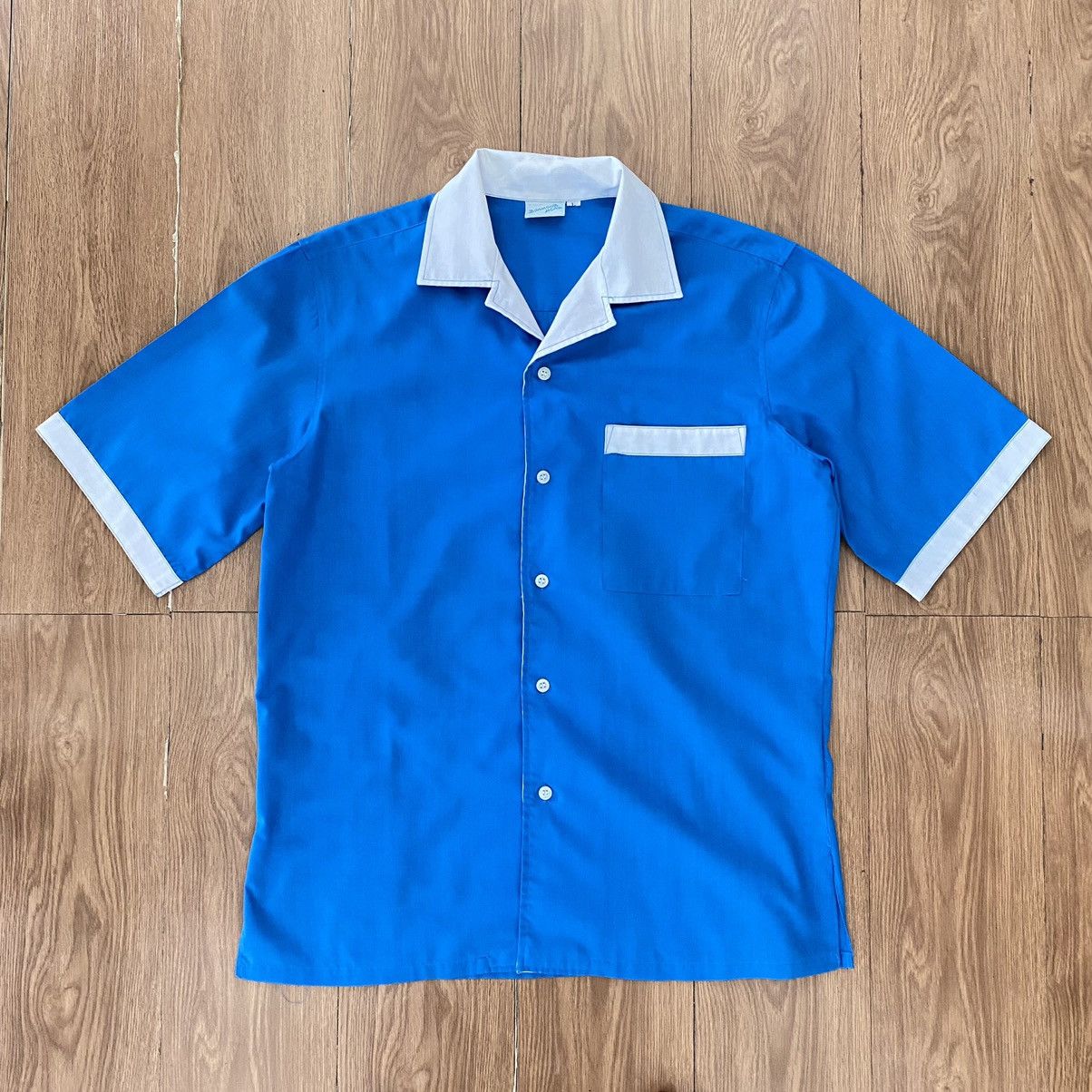 Vintage DIAMOND HEAD Bowling Button Shirt Up(G-35)