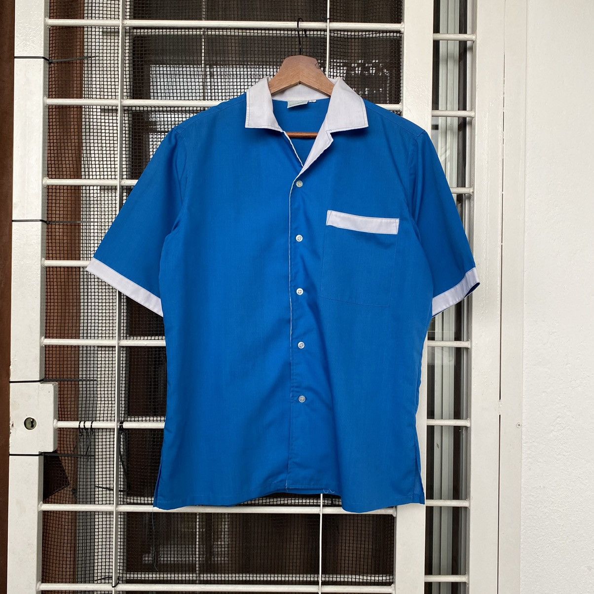 Vintage DIAMOND HEAD Bowling Button Shirt Up(G-35)