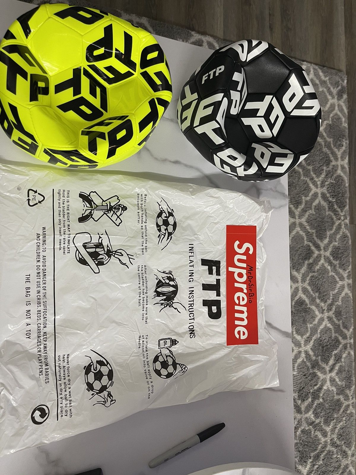 FTP Logo black Football Foot Ball FW18 2018 New Never Inflated. store