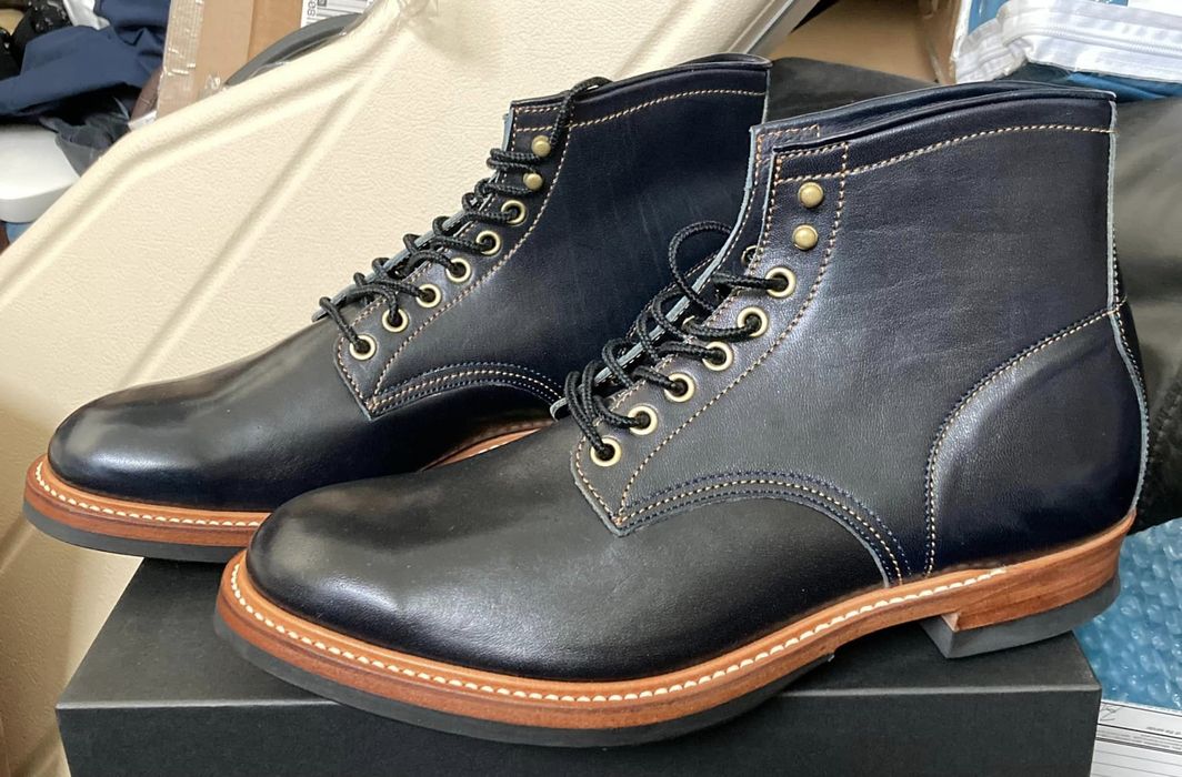 Y'2 Leather Work Boot Indigo Horse Grailed