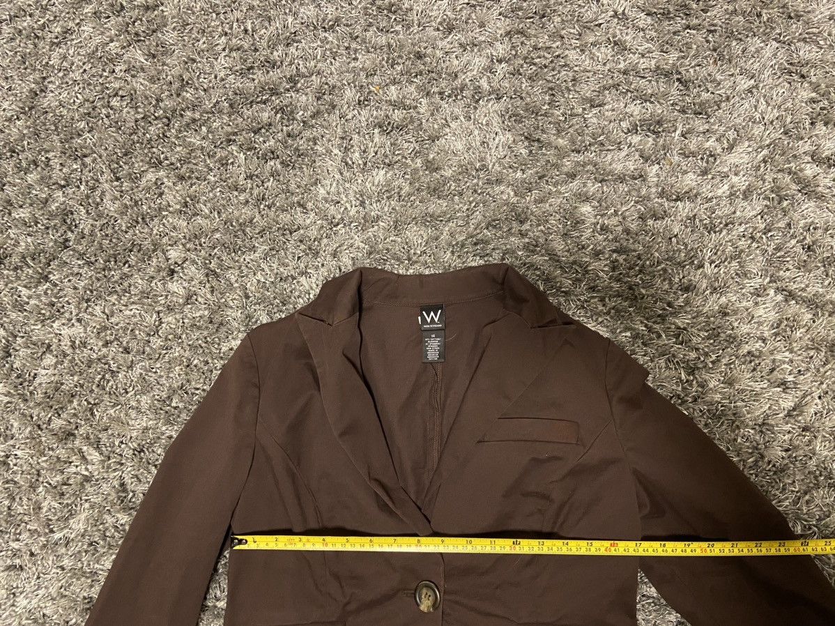 Vintage Brown Cropped Blazer Size XL / US 12-14 / IT 48-50 - 4 Thumbnail