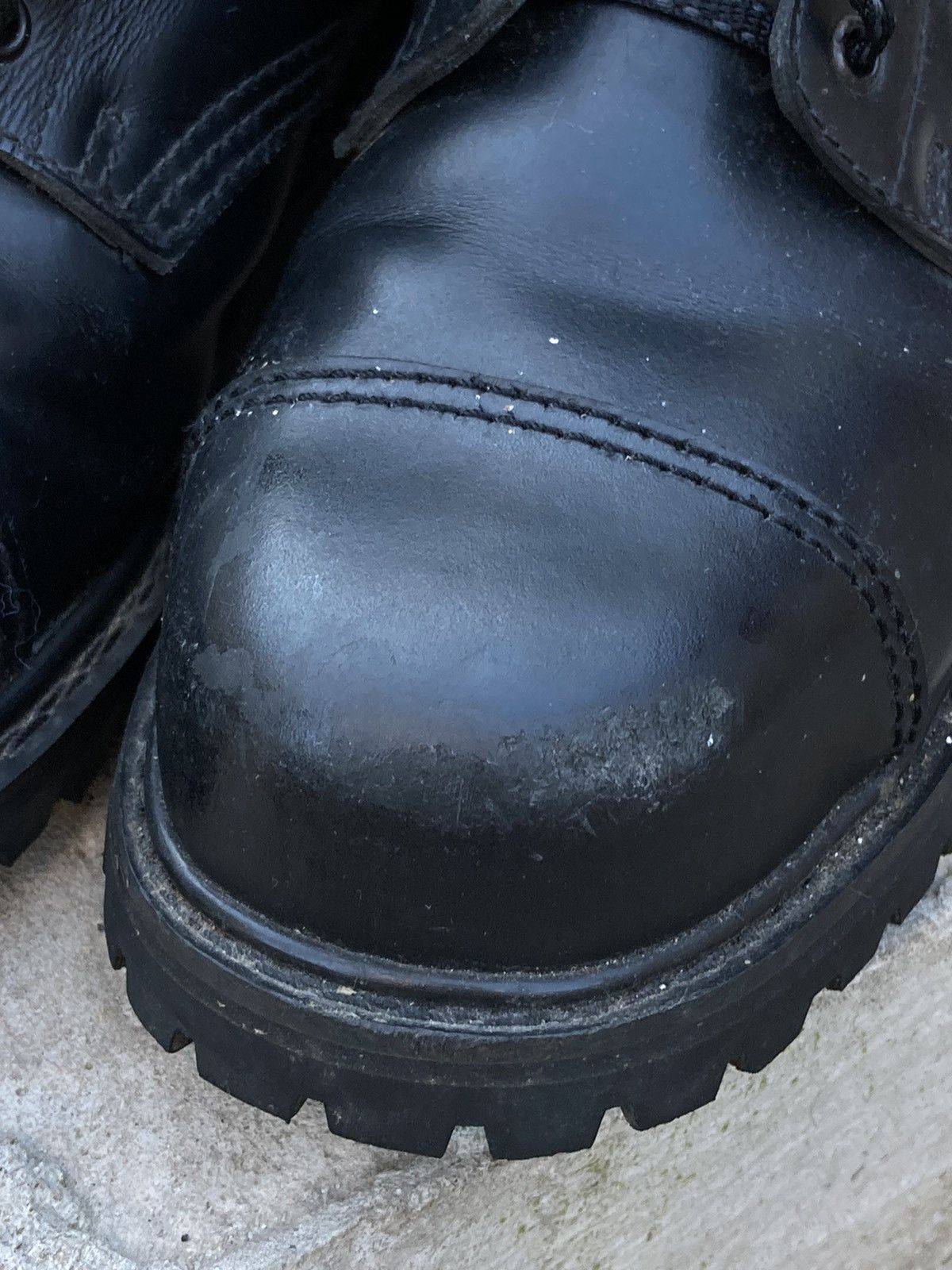 Undercover × Vintage Vintage Undercover black leather England boots shoes Size US 13 / EU 46 - 6 Thumbnail