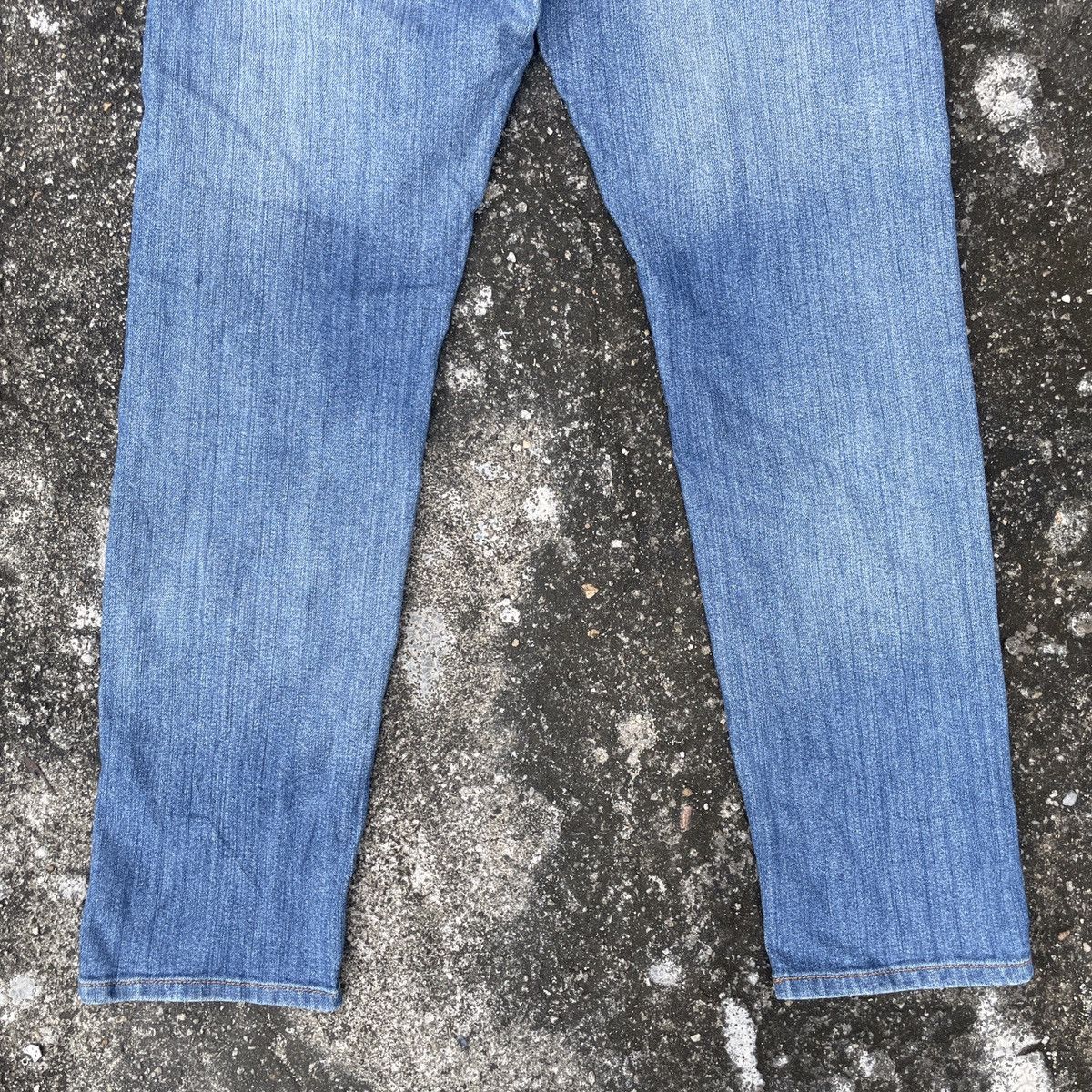 Japanese Brand Vintage Unbranded Rare Design Distressed Denim Jeans Size 32" / US 10 / IT 46 - 10 Thumbnail