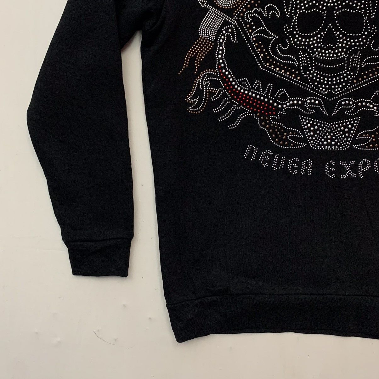 Vintage Zara Diamond Skulls Crewneck Sweatshirt Size US L / EU 52-54 / 3 - 2 Thumbnail