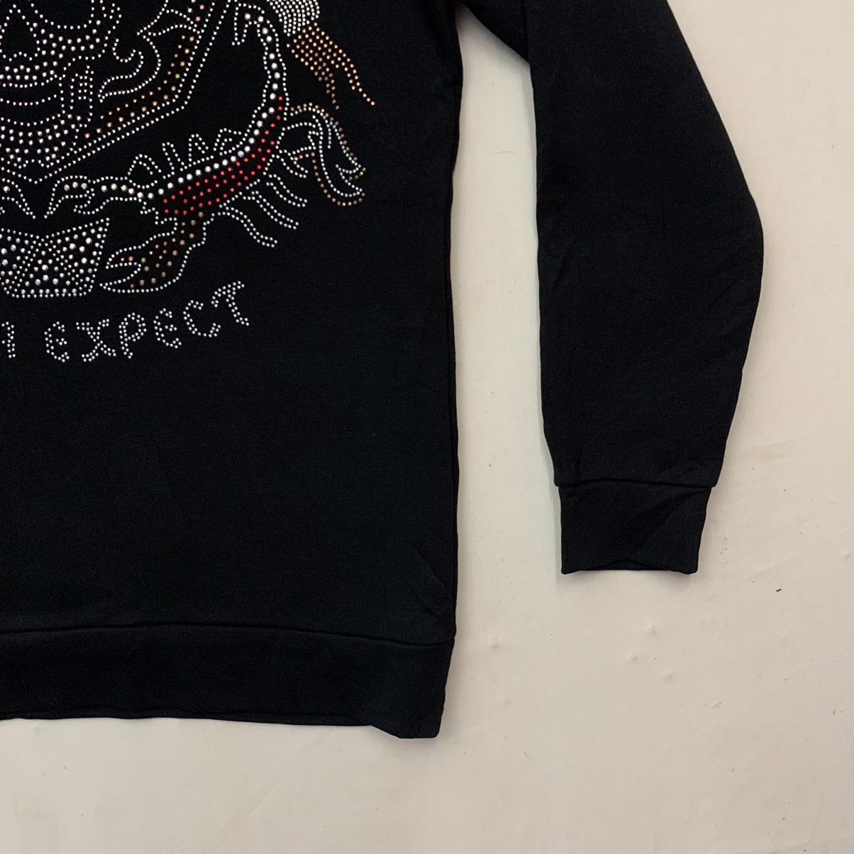 Vintage Zara Diamond Skulls Crewneck Sweatshirt Size US L / EU 52-54 / 3 - 3 Thumbnail