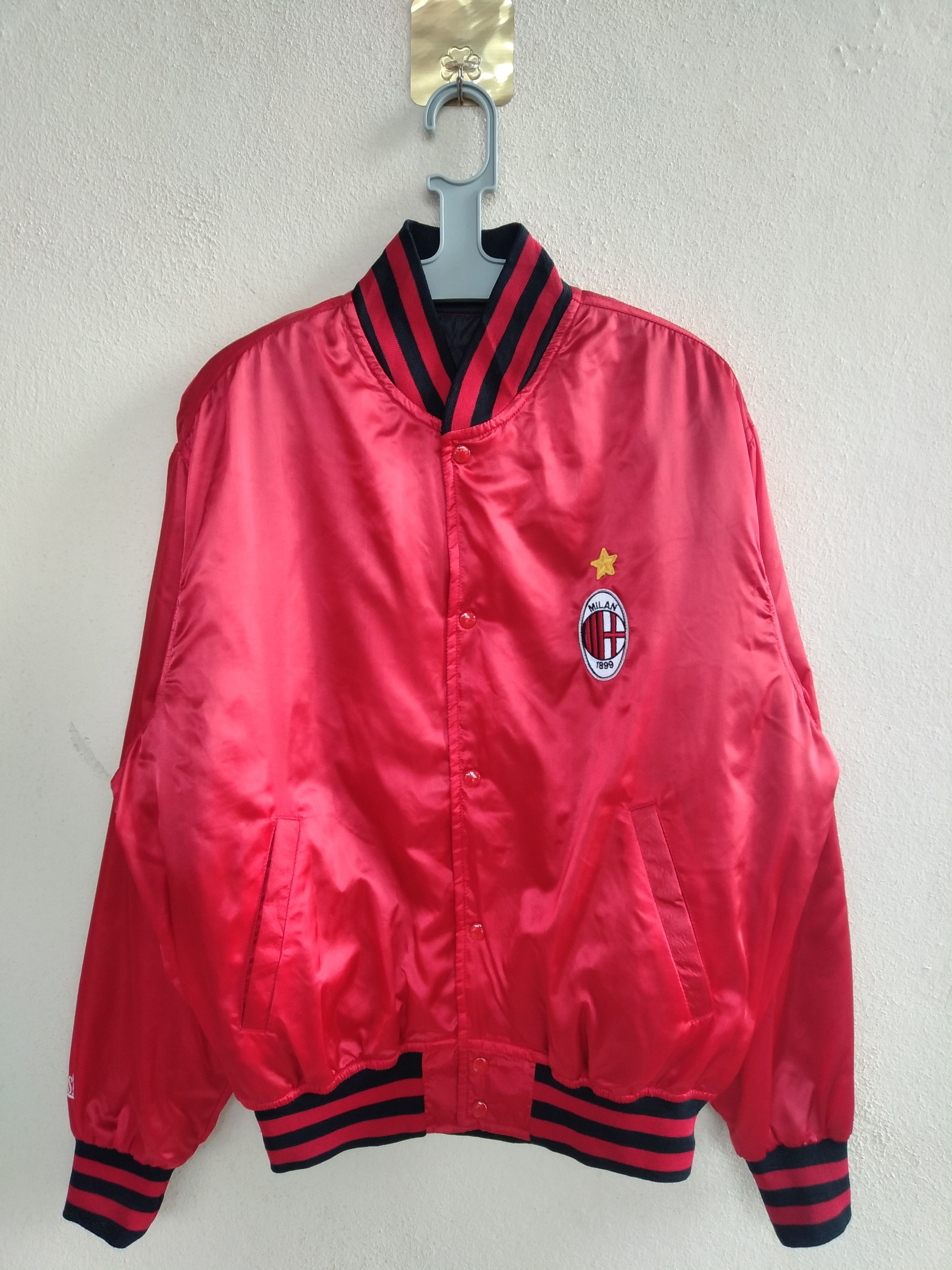 RARE🔥Vintage AC Milan Football Club Varsity Jacket