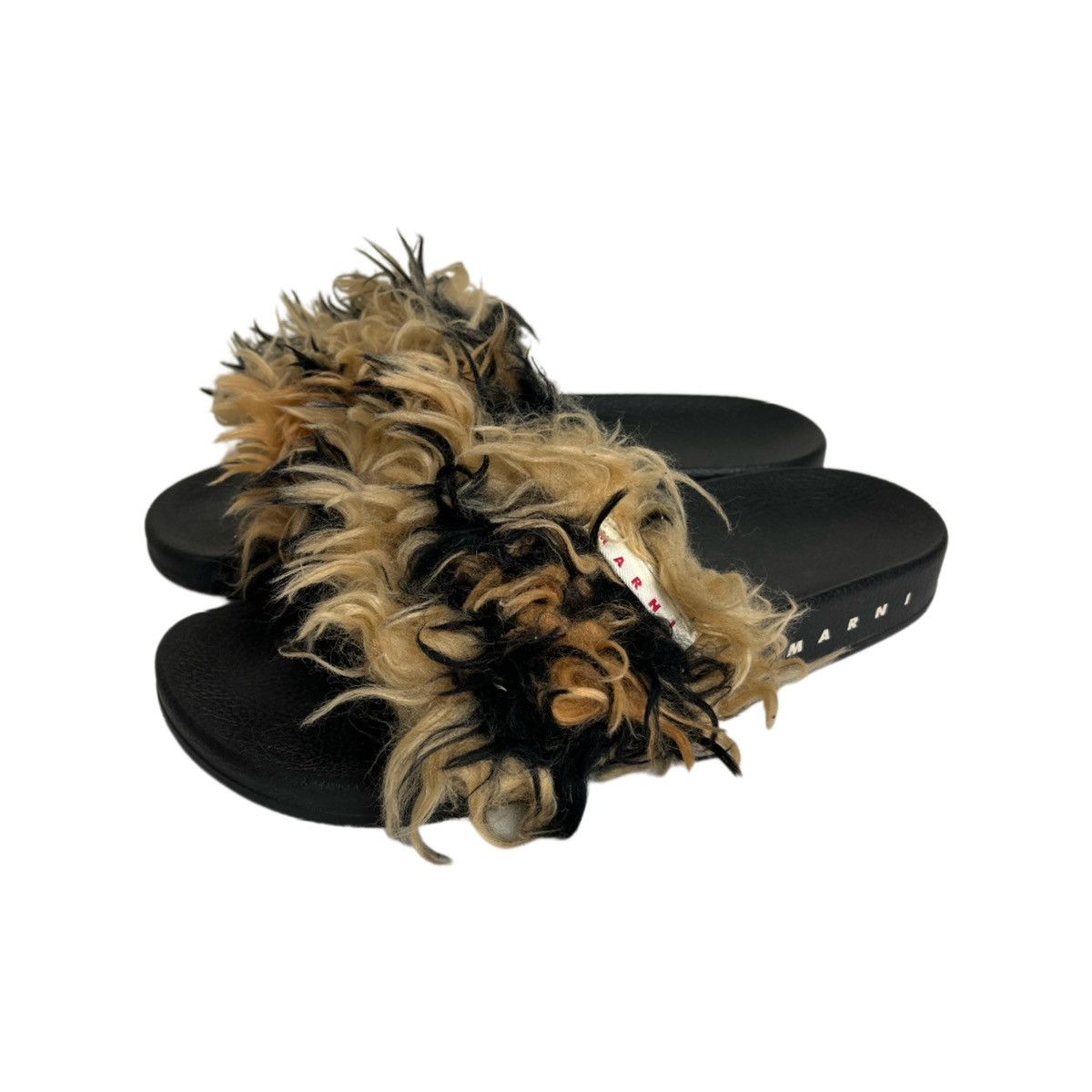 Marni Marni Furry Slides | Grailed
