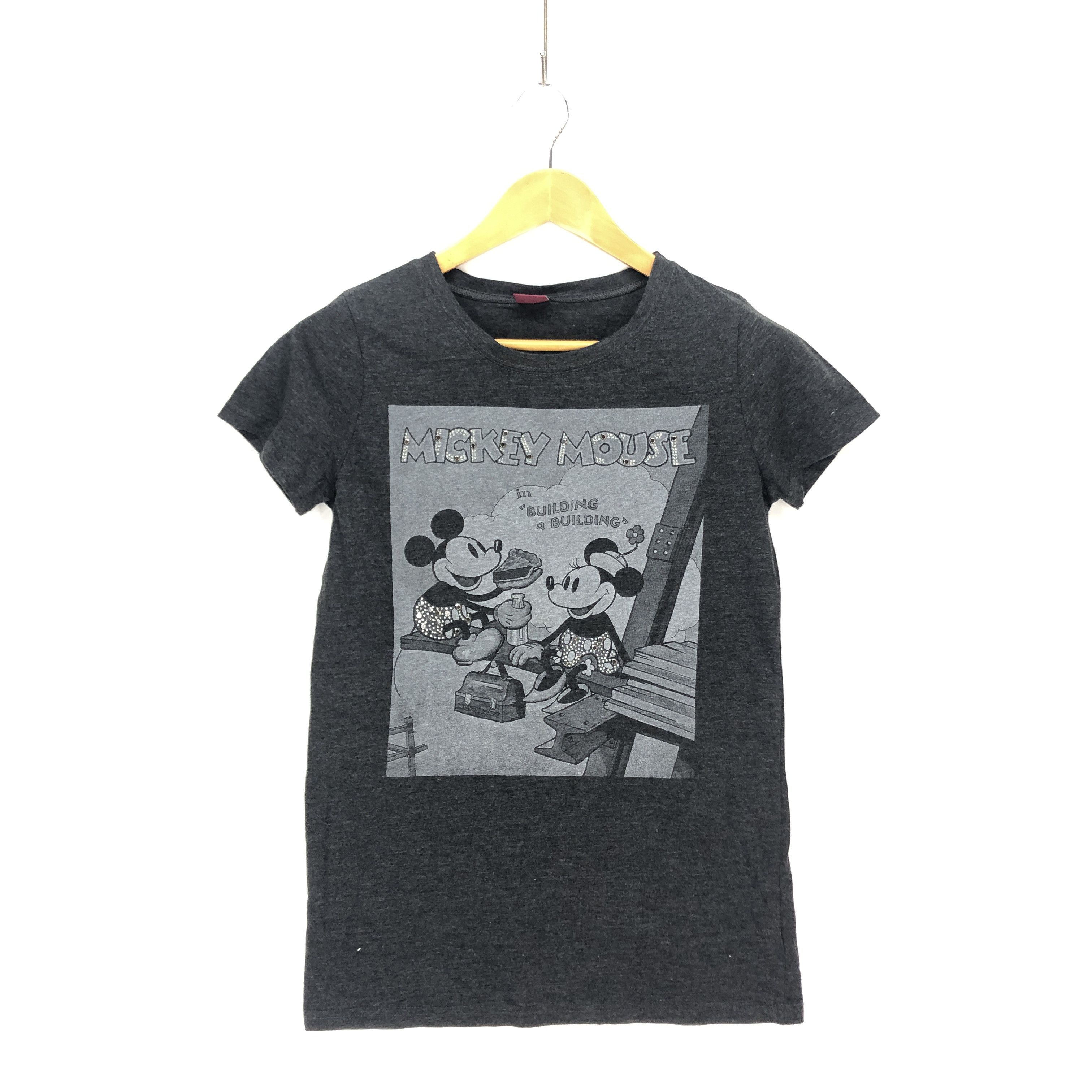 Mickey Mouse MICKEY MOUSE Crew Neck T Shirt #1189-42 Size S / US 4 / IT 40 - 1 Thumbnail