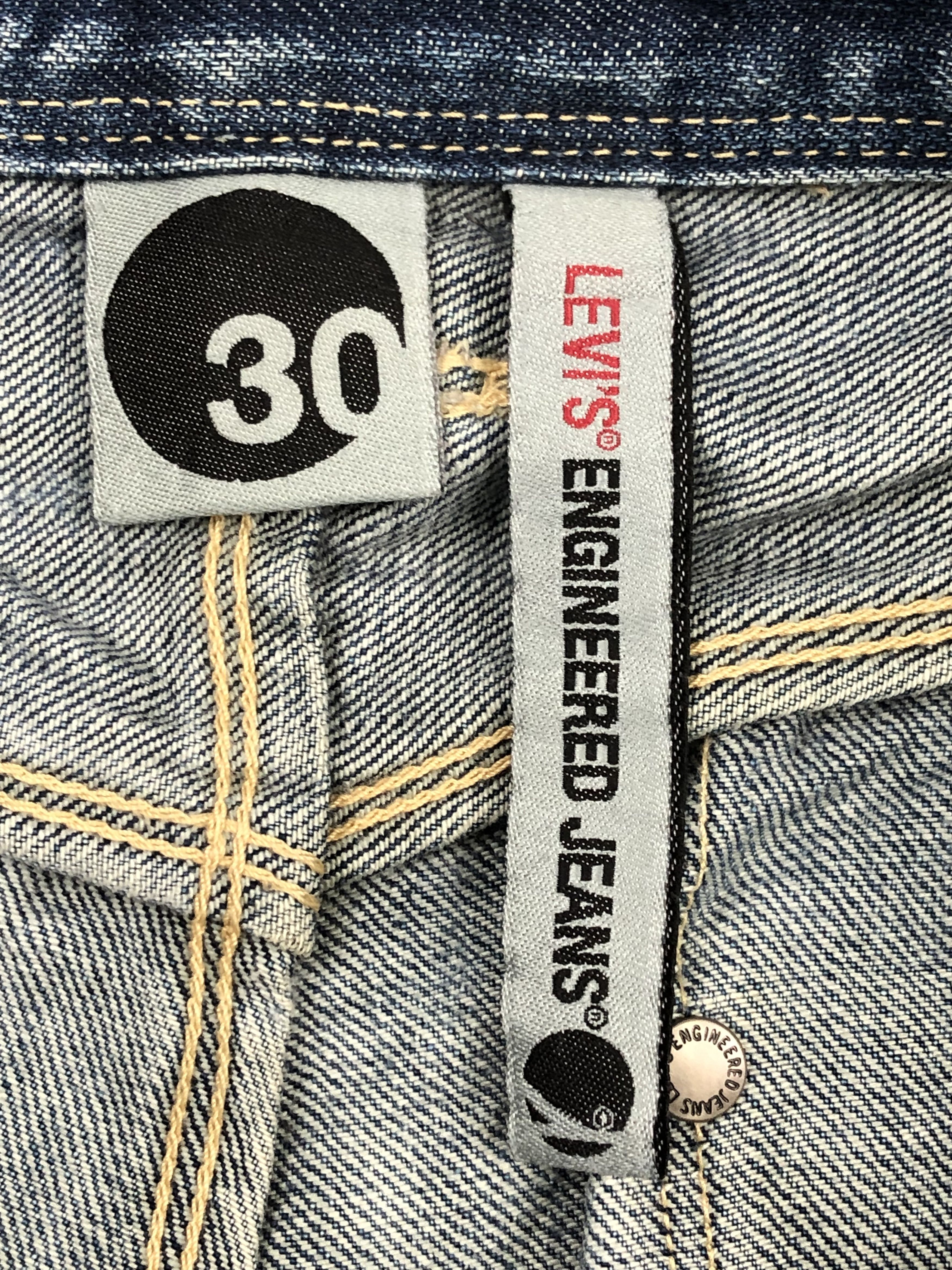 Levi's Vintage Levis Engineered Distressed Blue Jeans DPP0123 Size US 31 - 6 Thumbnail