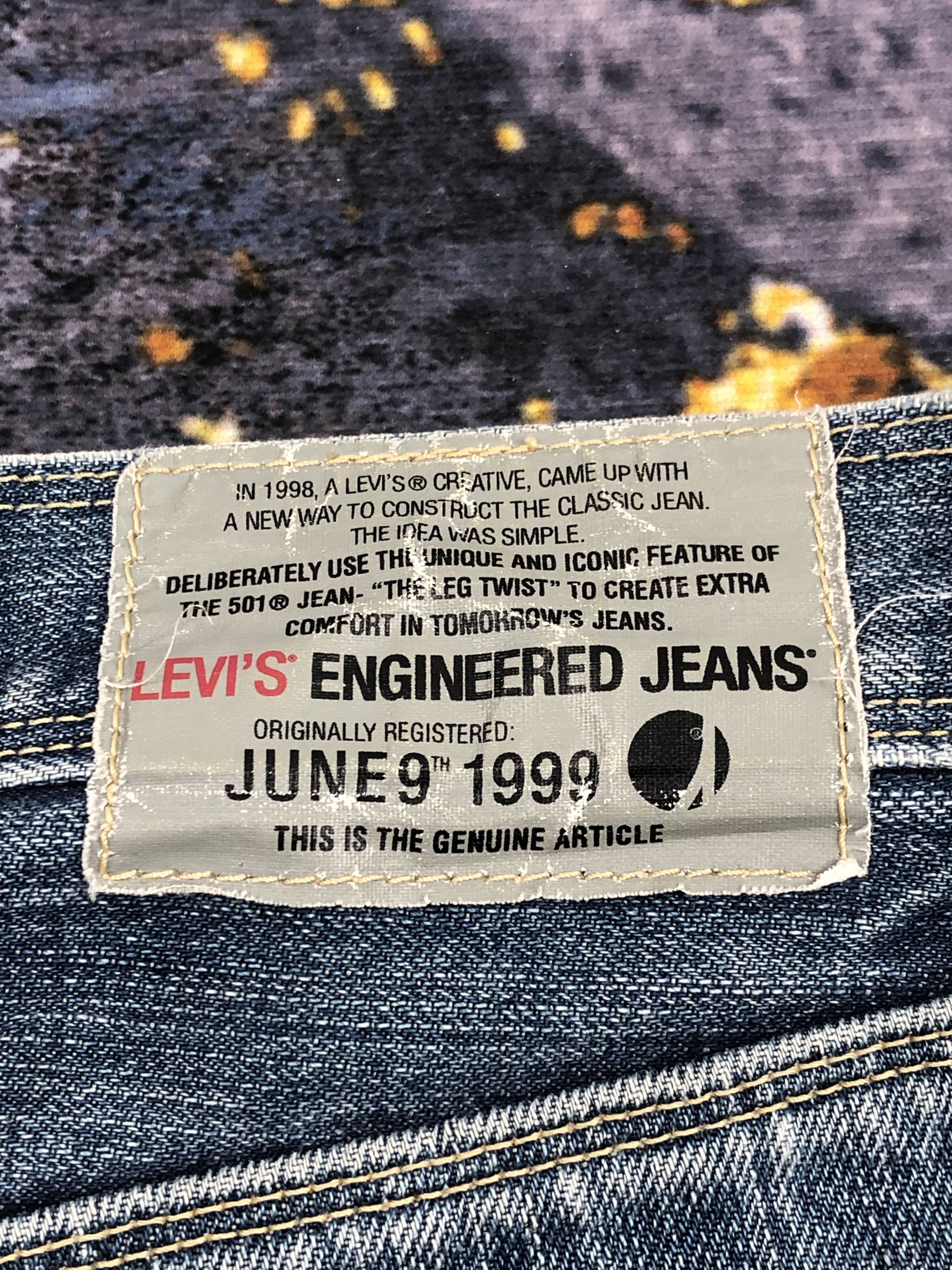 Levi's Vintage Levis Engineered Distressed Blue Jeans DPP0123 Size US 31 - 5 Thumbnail