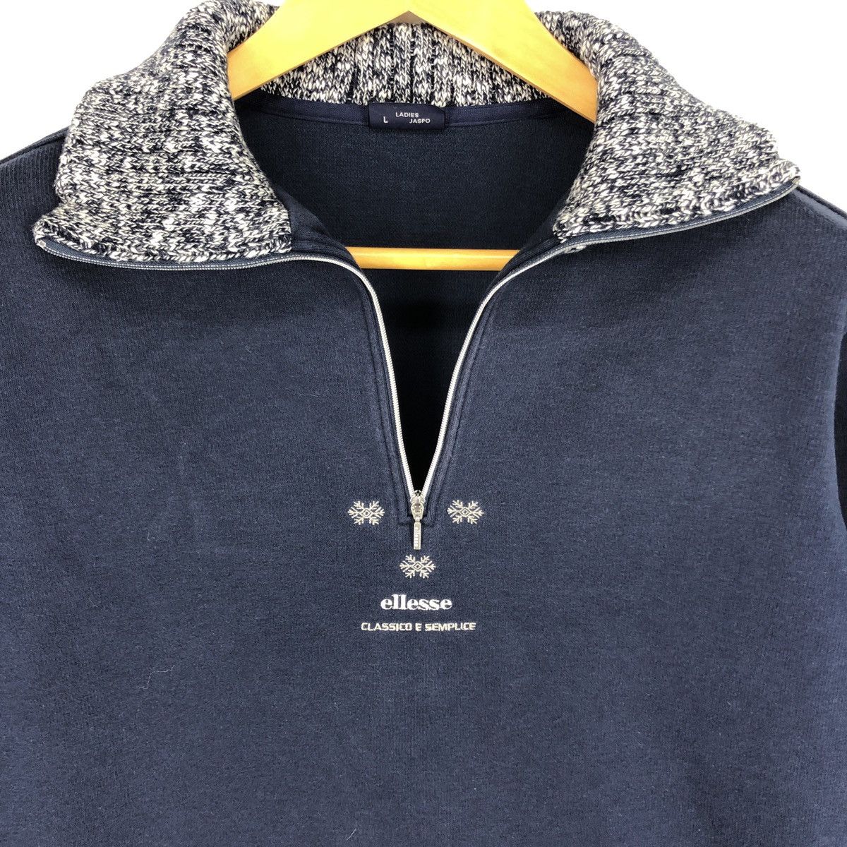 Ellesse ELLESSE Women Turtle Neck Sweatshirt #2480-86 Size M / US 6-8 / IT 42-44 - 3 Thumbnail