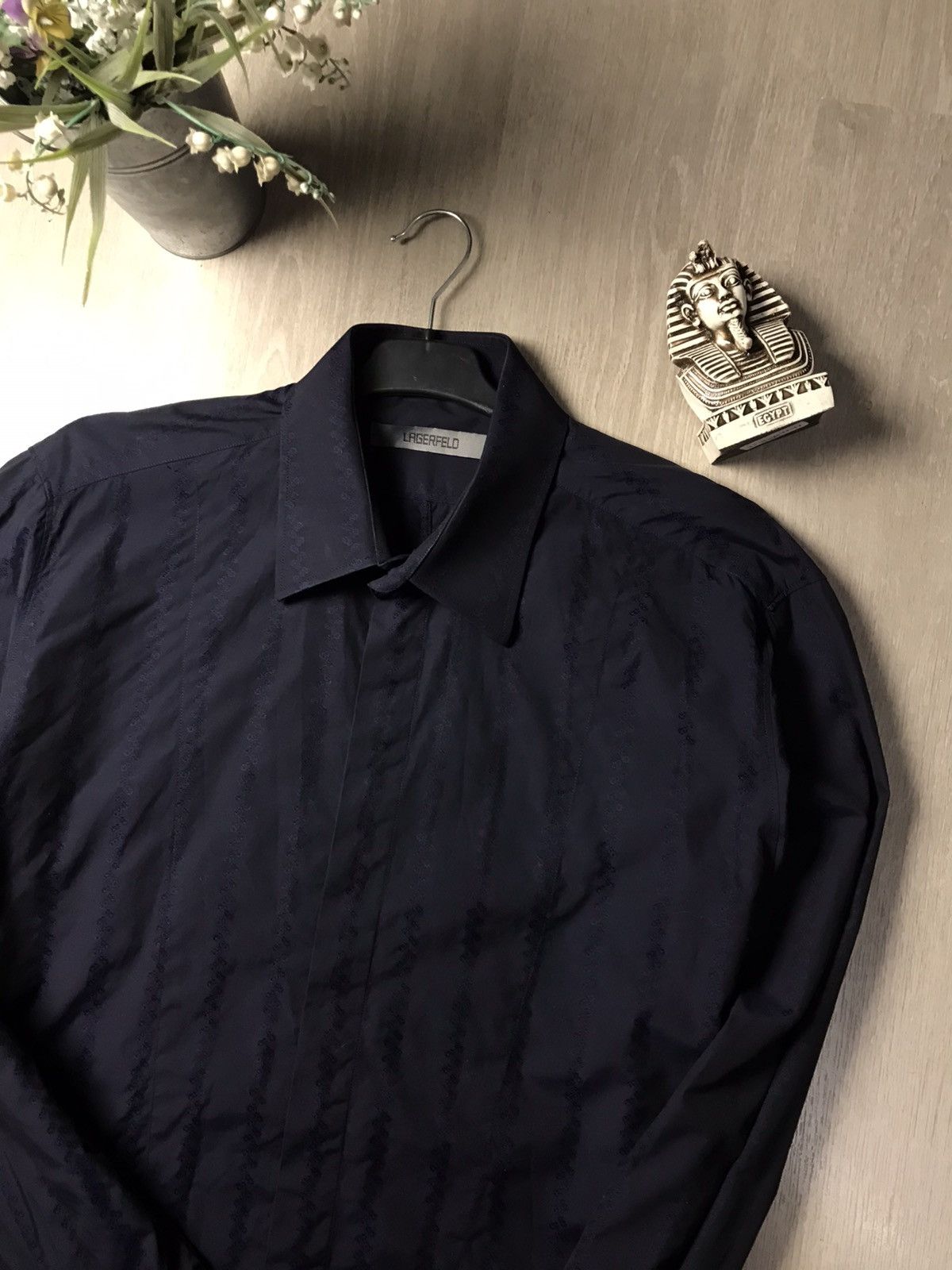 Karl Lagerfeld Karl Lagerfeld shirt button up Size US M / EU 48-50 / 2 - 2 Thumbnail