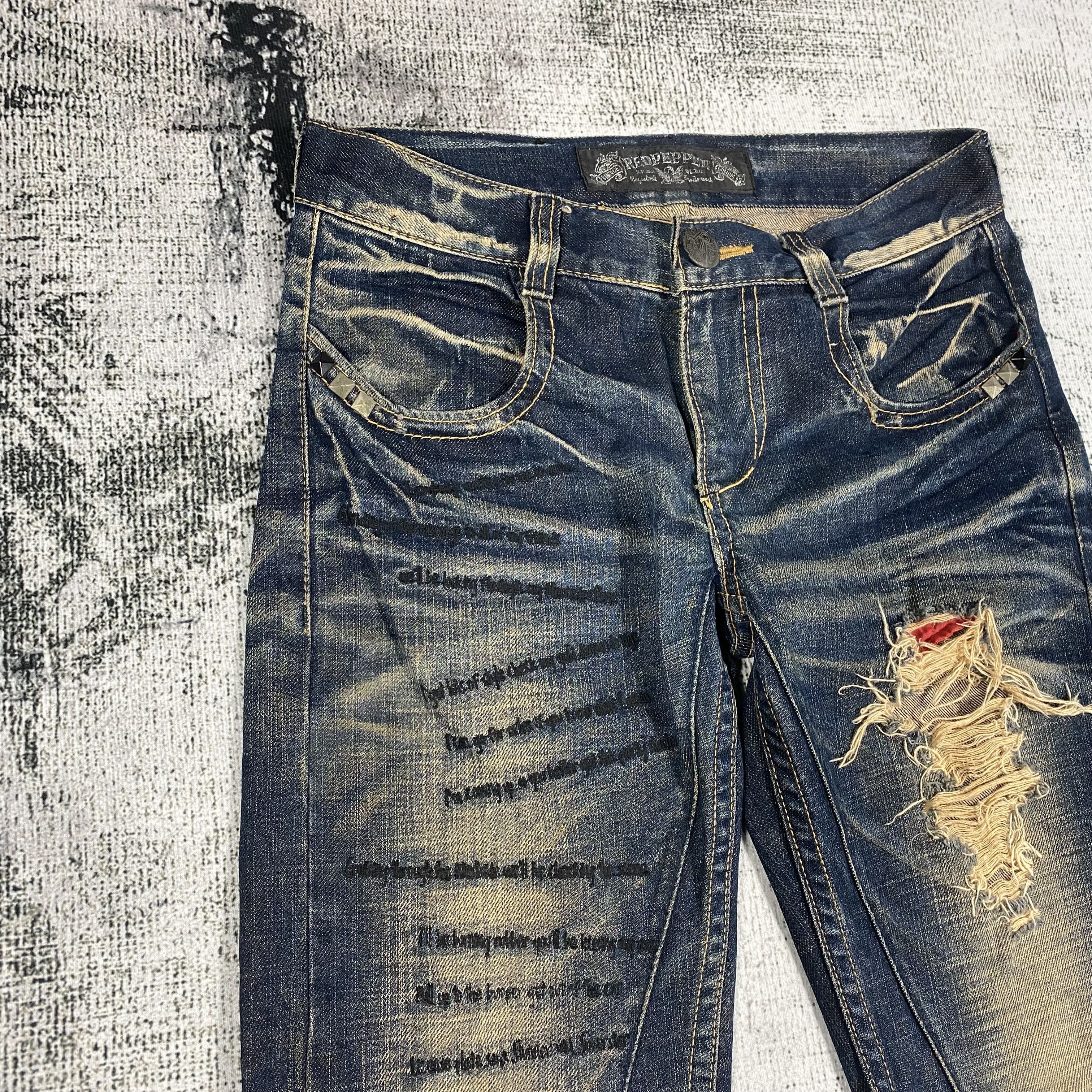 Other SICKS💥Red Pepper & Denim Rusty Whisker Distressed Size US 28 / EU 44 - 4 Thumbnail