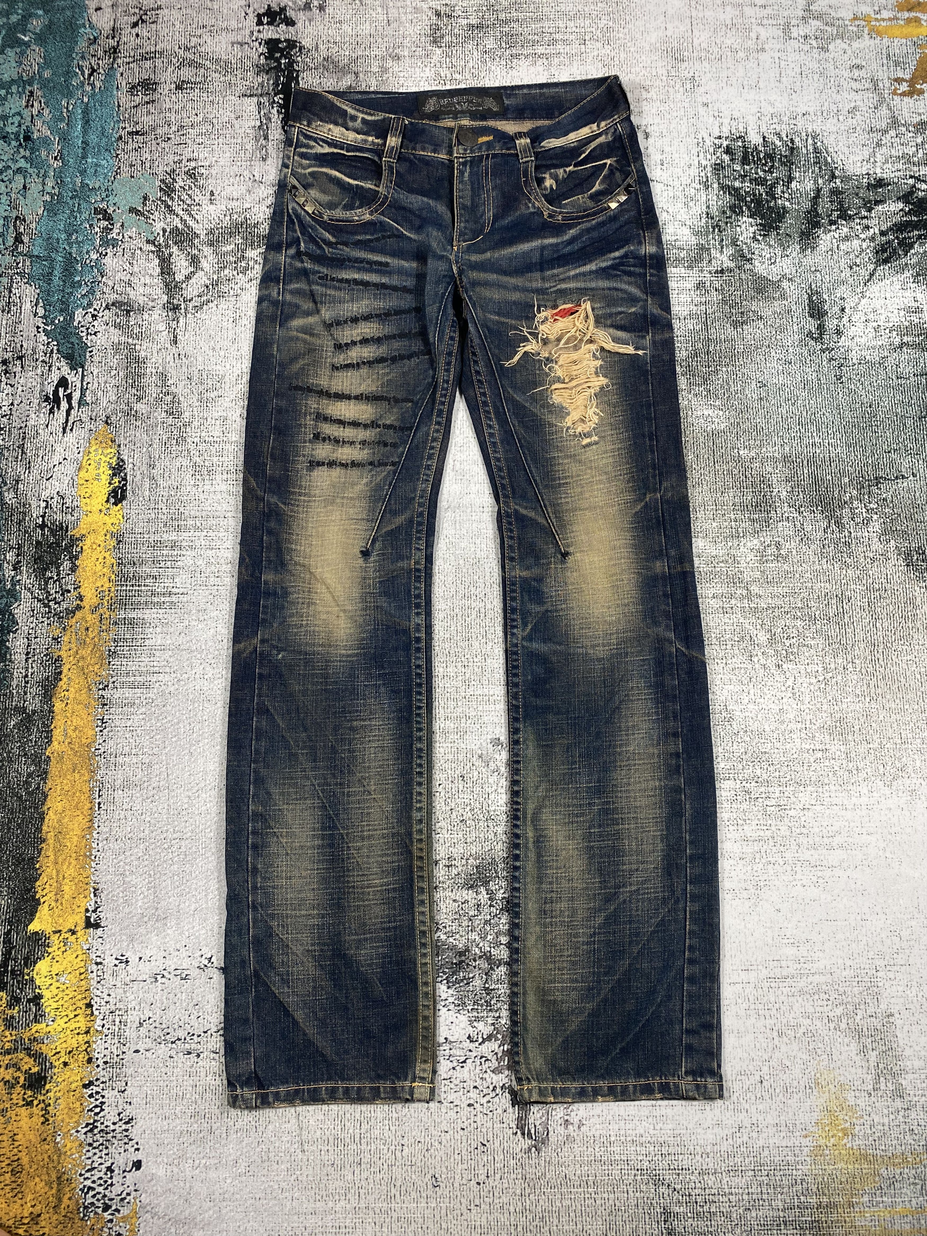 Other SICKS💥Red Pepper & Denim Rusty Whisker Distressed Size US 28 / EU 44 - 2 Thumbnail
