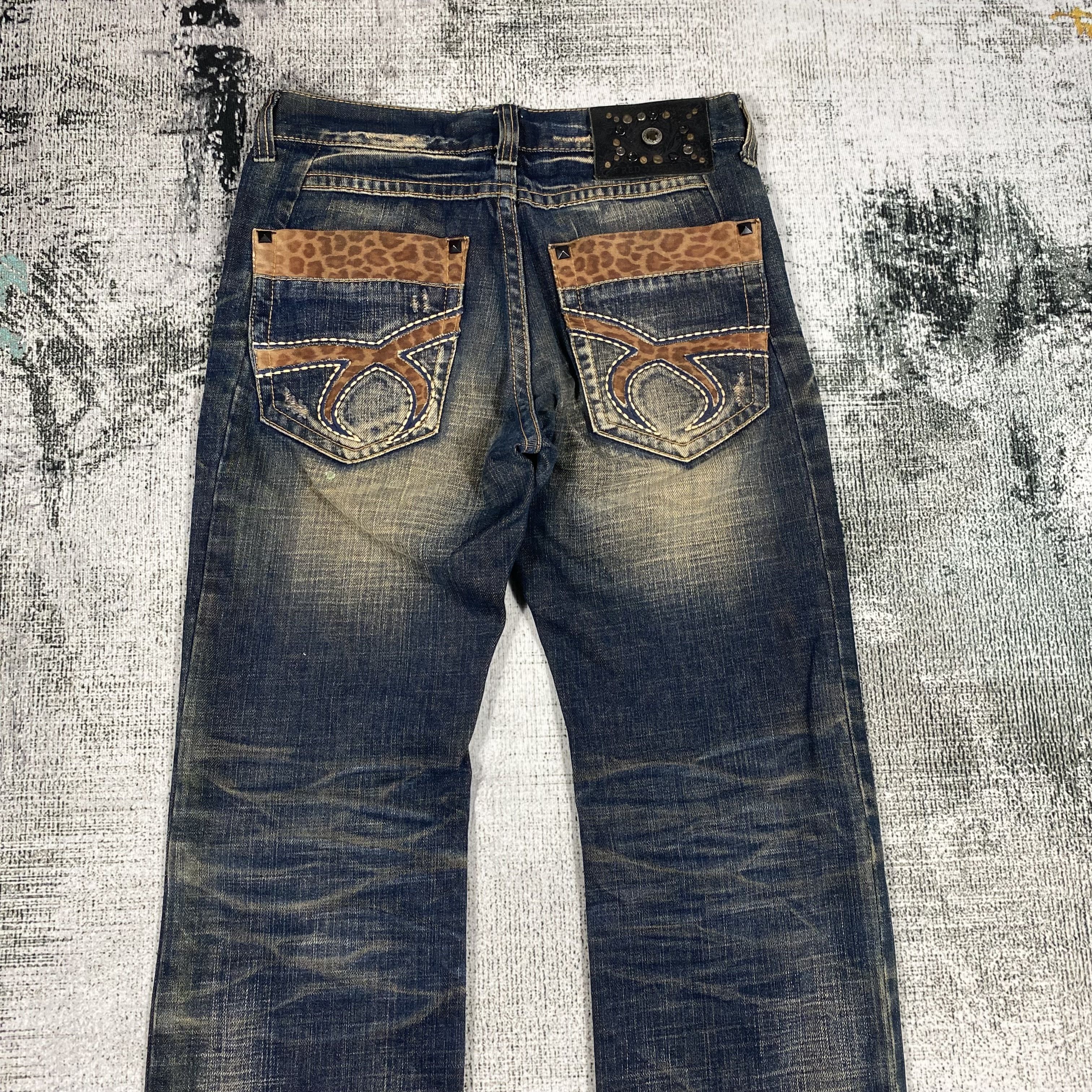 Other SICKS💥Red Pepper & Denim Rusty Whisker Distressed Size US 28 / EU 44 - 10 Thumbnail