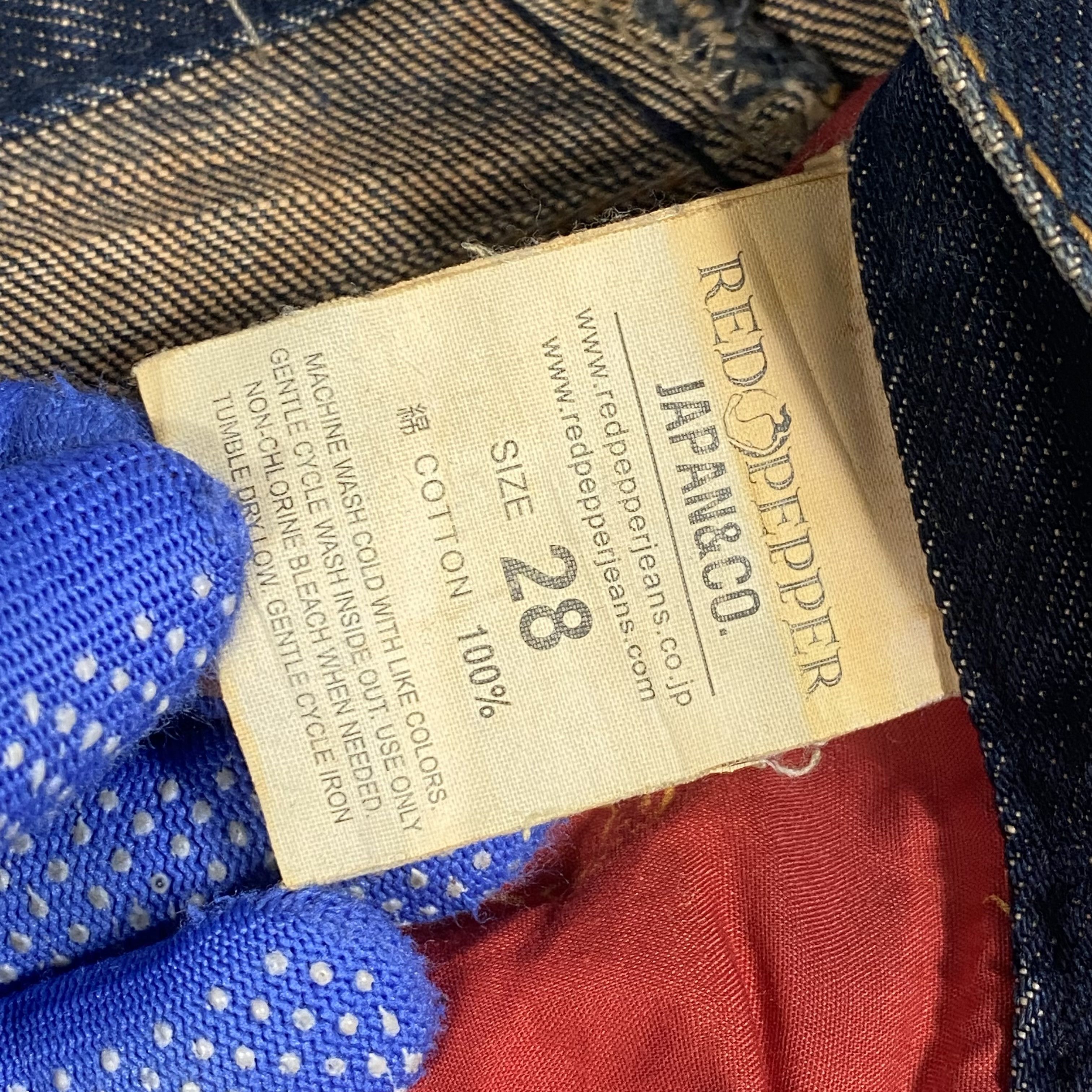 Other SICKS💥Red Pepper & Denim Rusty Whisker Distressed Size US 28 / EU 44 - 8 Thumbnail