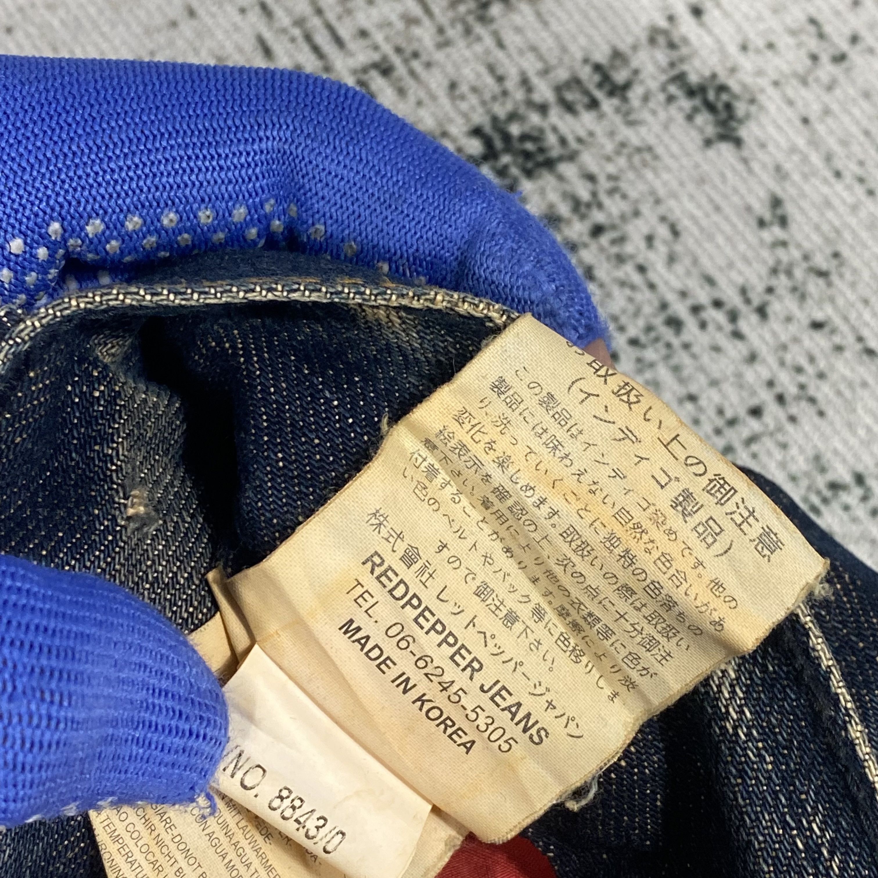 Other SICKS💥Red Pepper & Denim Rusty Whisker Distressed Size US 28 / EU 44 - 9 Thumbnail
