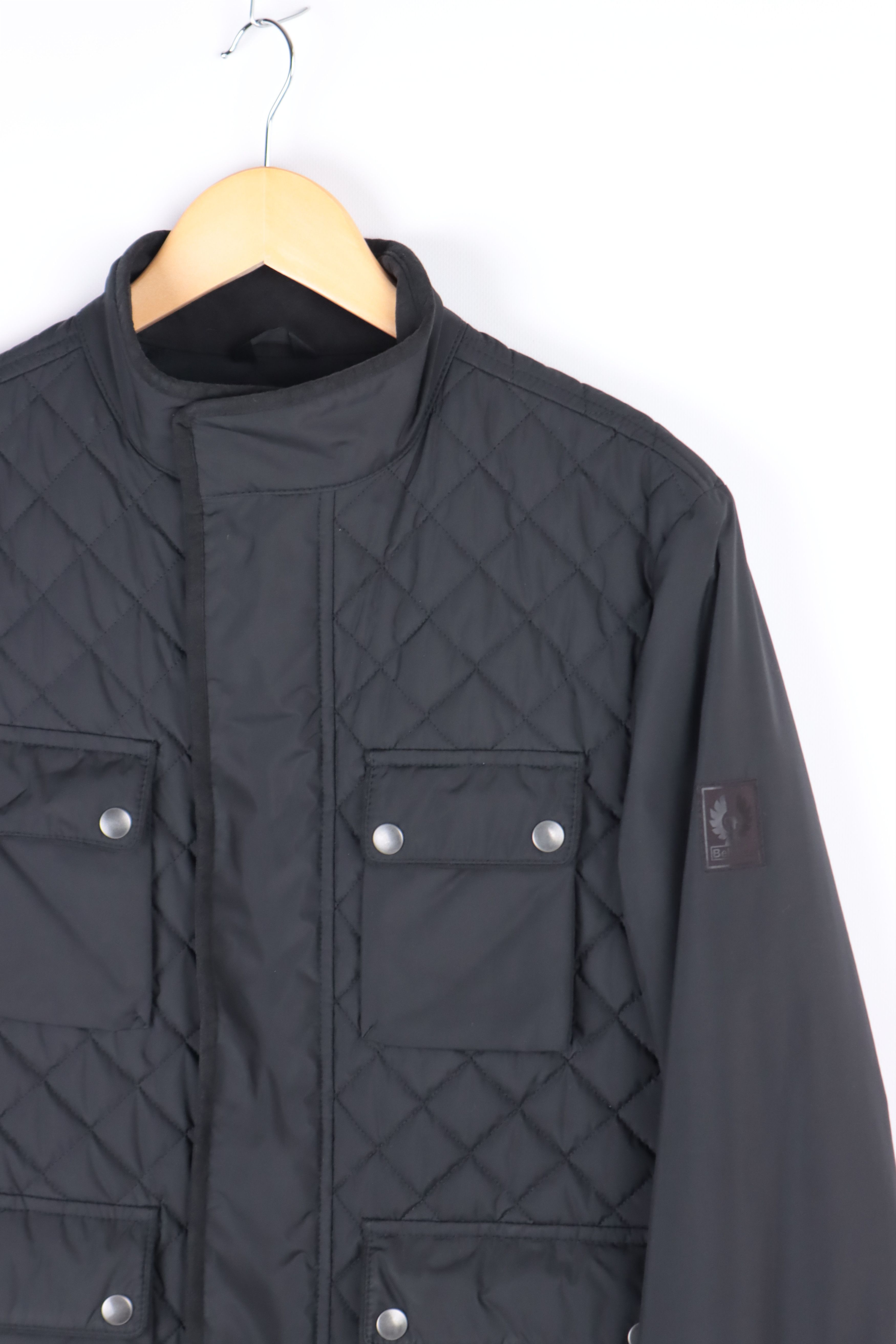 Belstaff Quilted Military Multipocket Jacket