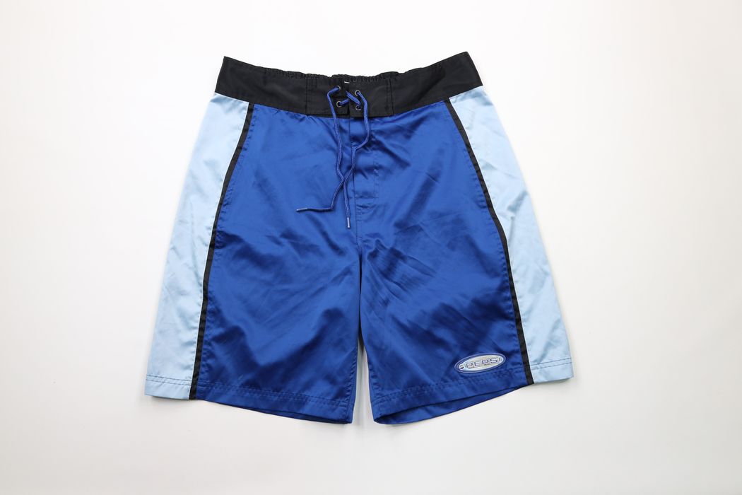 Vintage Vintage 90s Pepsi Co Color Block Board Shorts Swim Trunks | Grailed