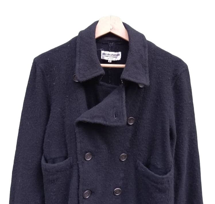 Comme des Garcons × Comme des Garcons Homme Plus × Vintage Vtg AD1998 Robe de Chambre Comme des Garcons Wool Jacket Size S / US 4 / IT 40 - 5 Thumbnail