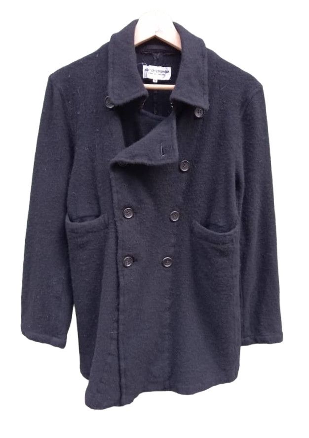 Comme des Garcons × Comme des Garcons Homme Plus × Vintage Vtg AD1998 Robe de Chambre Comme des Garcons Wool Jacket Size S / US 4 / IT 40 - 8 Thumbnail