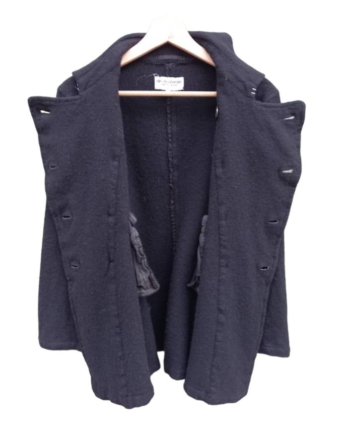 Comme des Garcons × Comme des Garcons Homme Plus × Vintage Vtg AD1998 Robe de Chambre Comme des Garcons Wool Jacket Size S / US 4 / IT 40 - 10 Thumbnail