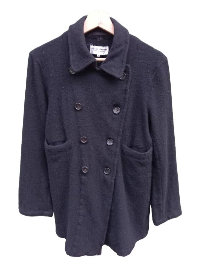 Comme des Garcons × Comme des Garcons Homme Plus × Vintage Vtg AD1998 Robe de Chambre Comme des Garcons Wool Jacket Size S / US 4 / IT 40 - 3 Thumbnail
