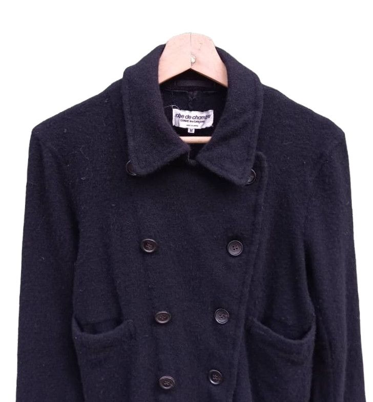 Comme des Garcons × Comme des Garcons Homme Plus × Vintage Vtg AD1998 Robe de Chambre Comme des Garcons Wool Jacket Size S / US 4 / IT 40 - 6 Thumbnail