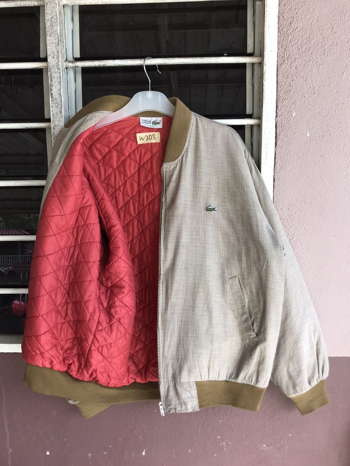Lacoste Vintage Lacoste Bomber Jacket Size US L / EU 52-54 / 3 - 3 Thumbnail