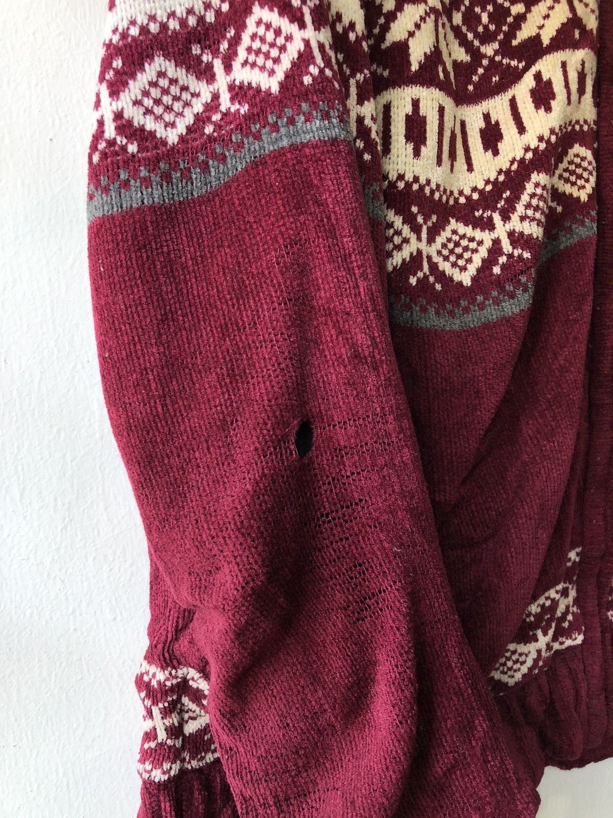 Aran Isles Knitwear × Native Vintage Tx/Thruxton Navajo Aztec Full Print Knitwear Jacket Size US M / EU 48-50 / 2 - 9 Thumbnail