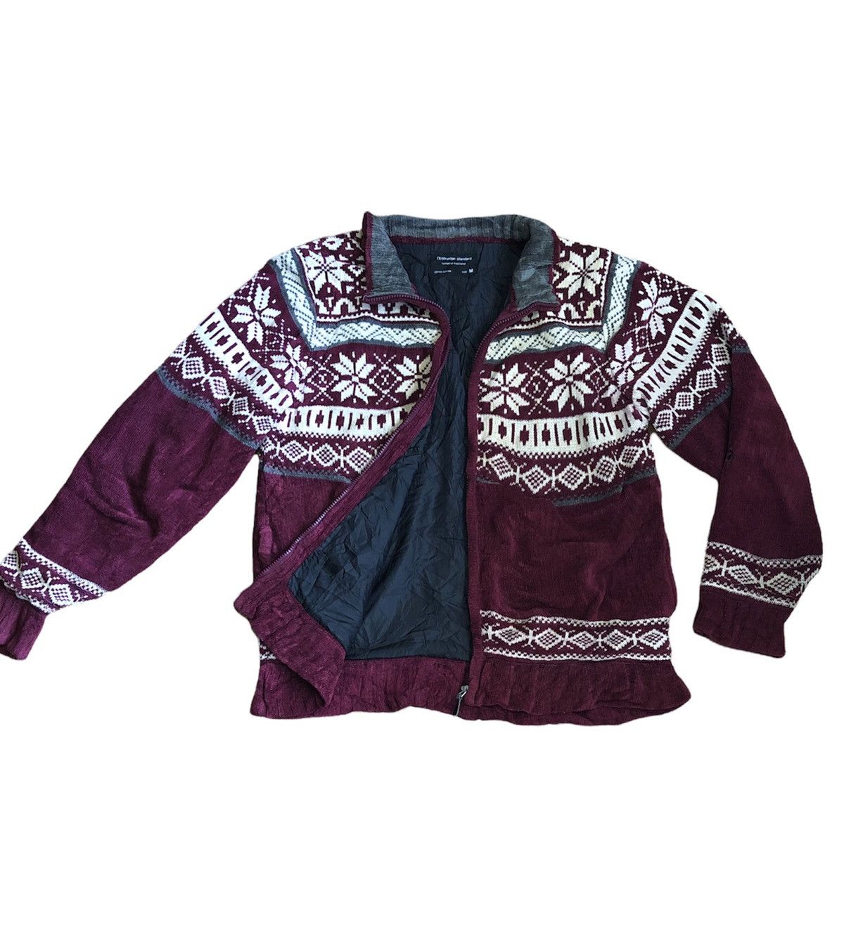 Aran Isles Knitwear × Native Vintage Tx/Thruxton Navajo Aztec Full Print Knitwear Jacket Size US M / EU 48-50 / 2 - 1 Thumbnail