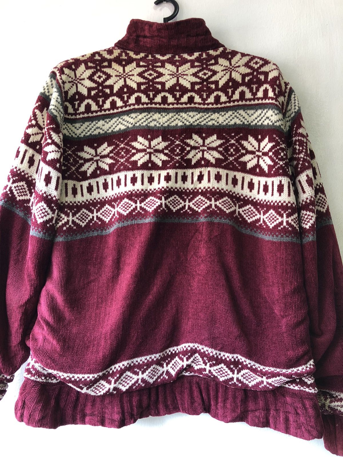 Aran Isles Knitwear × Native Vintage Tx/Thruxton Navajo Aztec Full Print Knitwear Jacket Size US M / EU 48-50 / 2 - 12 Thumbnail
