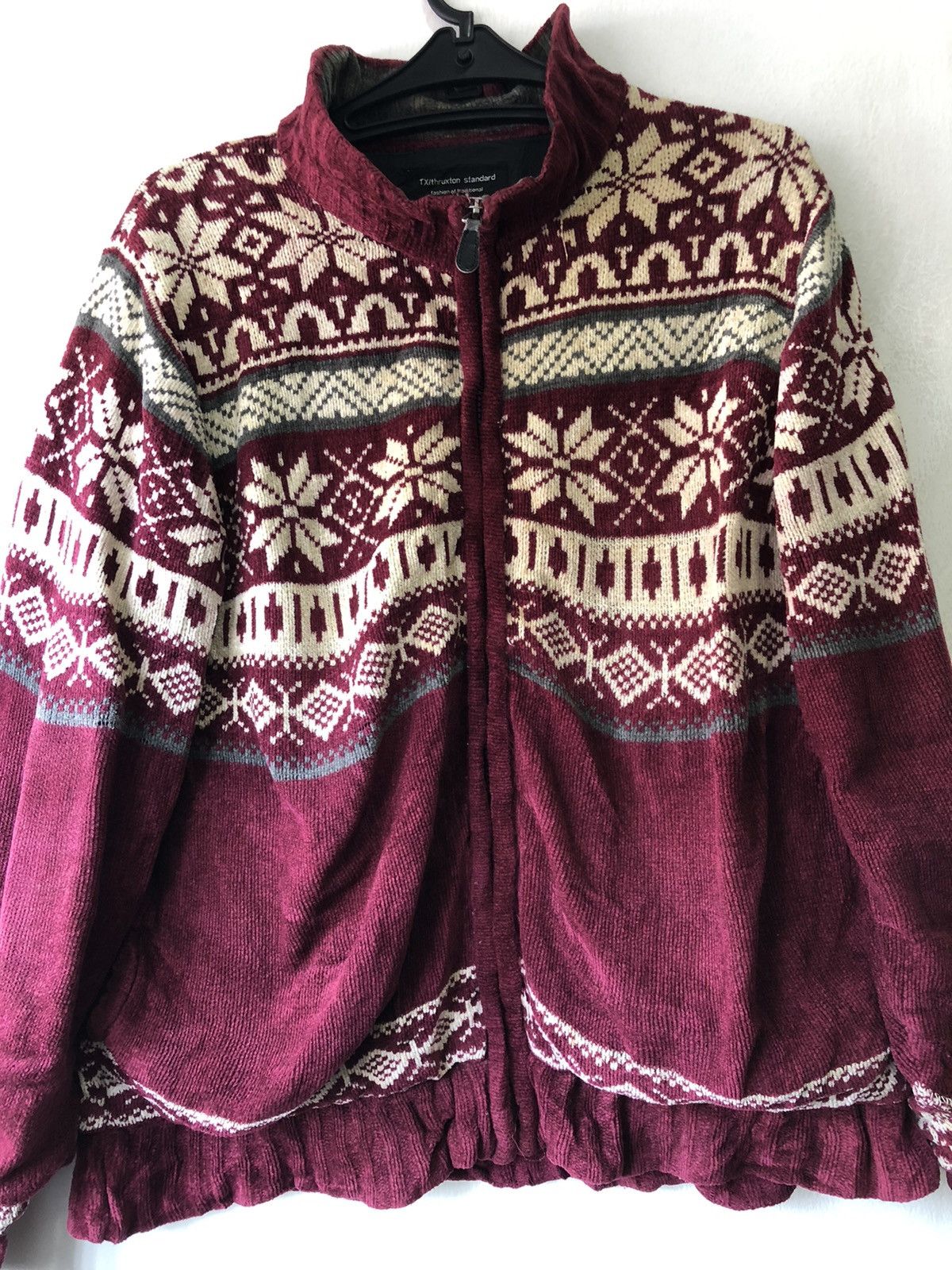Aran Isles Knitwear × Native Vintage Tx/Thruxton Navajo Aztec Full Print Knitwear Jacket Size US M / EU 48-50 / 2 - 3 Thumbnail