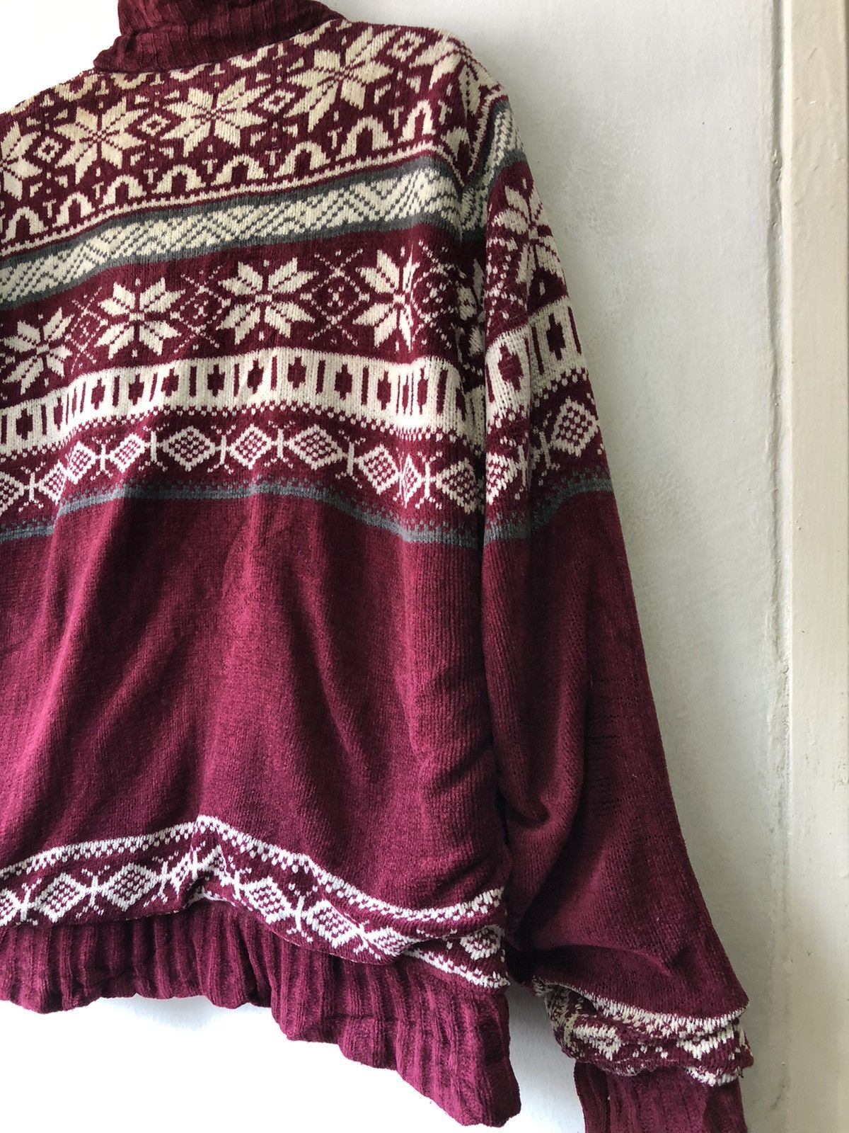 Aran Isles Knitwear × Native Vintage Tx/Thruxton Navajo Aztec Full Print Knitwear Jacket Size US M / EU 48-50 / 2 - 11 Thumbnail