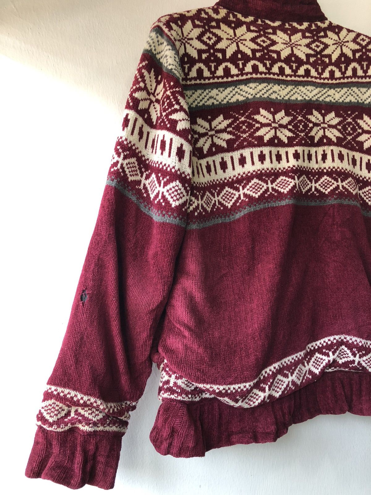 Aran Isles Knitwear × Native Vintage Tx/Thruxton Navajo Aztec Full Print Knitwear Jacket Size US M / EU 48-50 / 2 - 10 Thumbnail