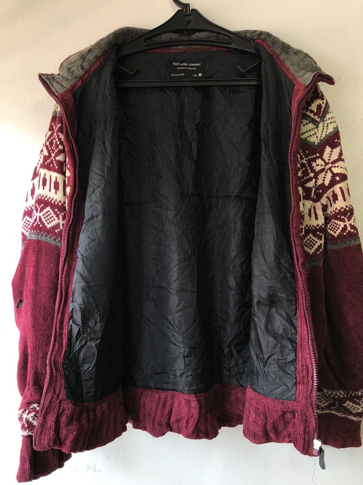 Aran Isles Knitwear × Native Vintage Tx/Thruxton Navajo Aztec Full Print Knitwear Jacket Size US M / EU 48-50 / 2 - 6 Thumbnail