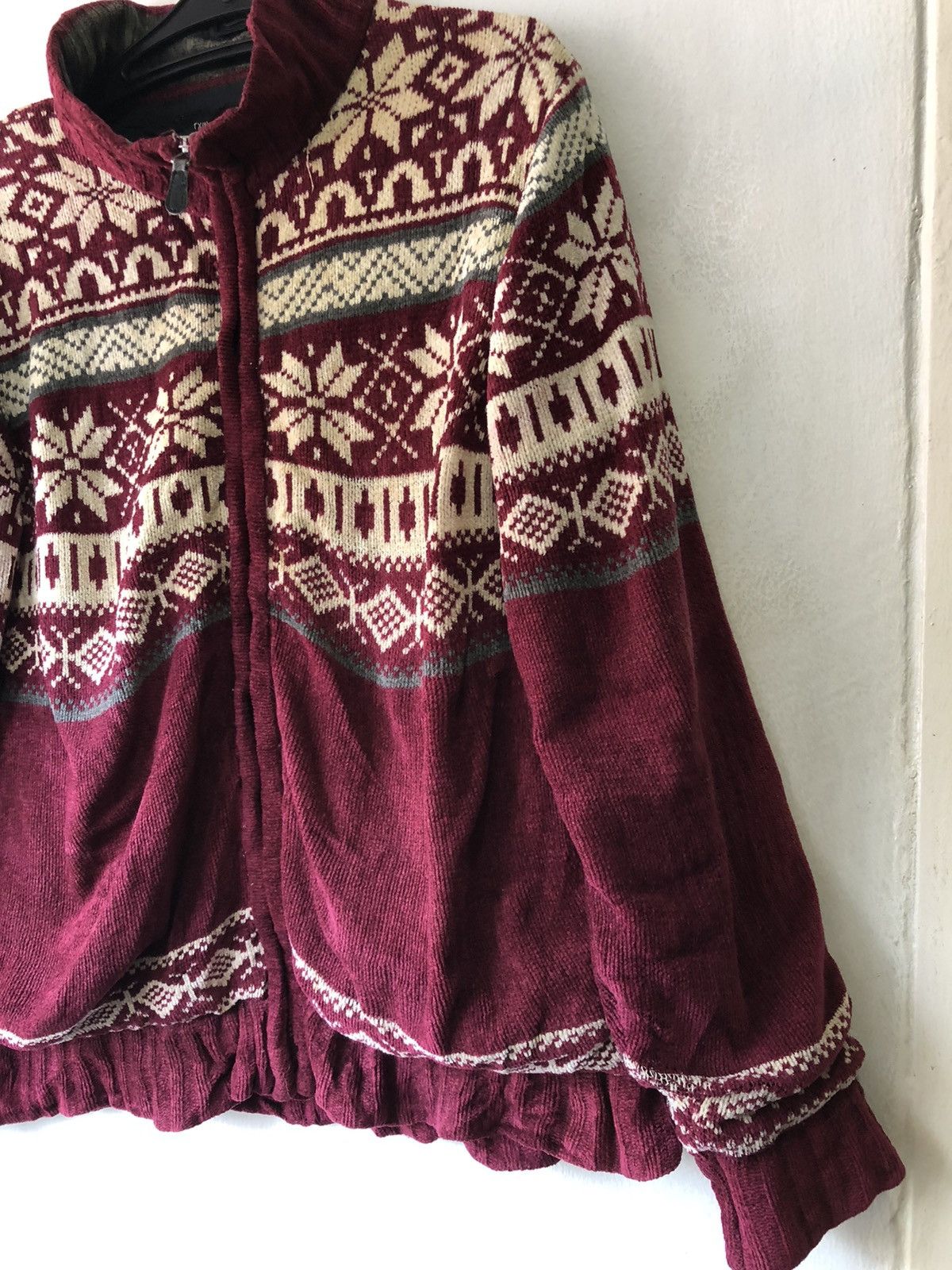 Aran Isles Knitwear × Native Vintage Tx/Thruxton Navajo Aztec Full Print Knitwear Jacket Size US M / EU 48-50 / 2 - 4 Thumbnail
