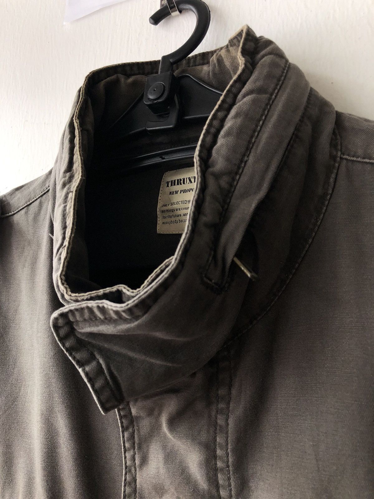 Japanese Brand × Vintage Thruxton Military Style Jacket With Hidden Hoodie Size US L / EU 52-54 / 3 - 8 Thumbnail