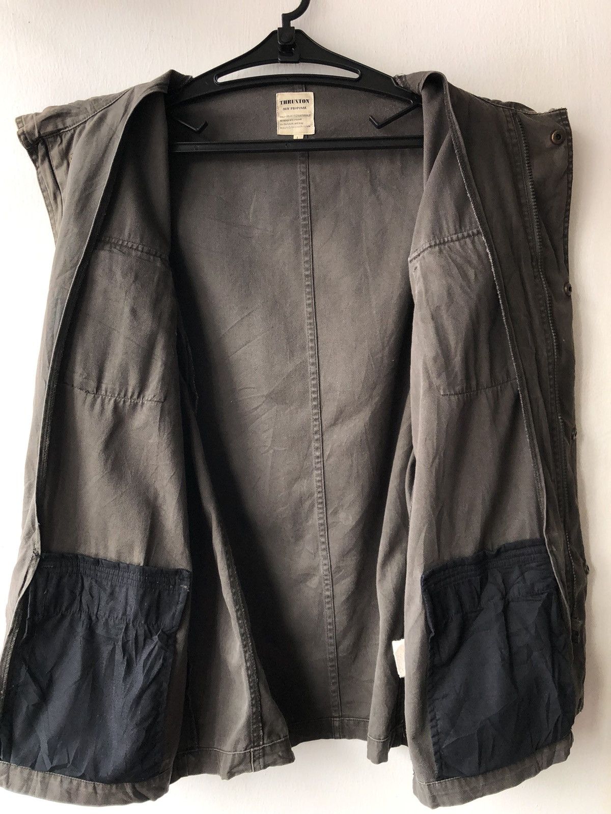 Japanese Brand × Vintage Thruxton Military Style Jacket With Hidden Hoodie Size US L / EU 52-54 / 3 - 5 Thumbnail
