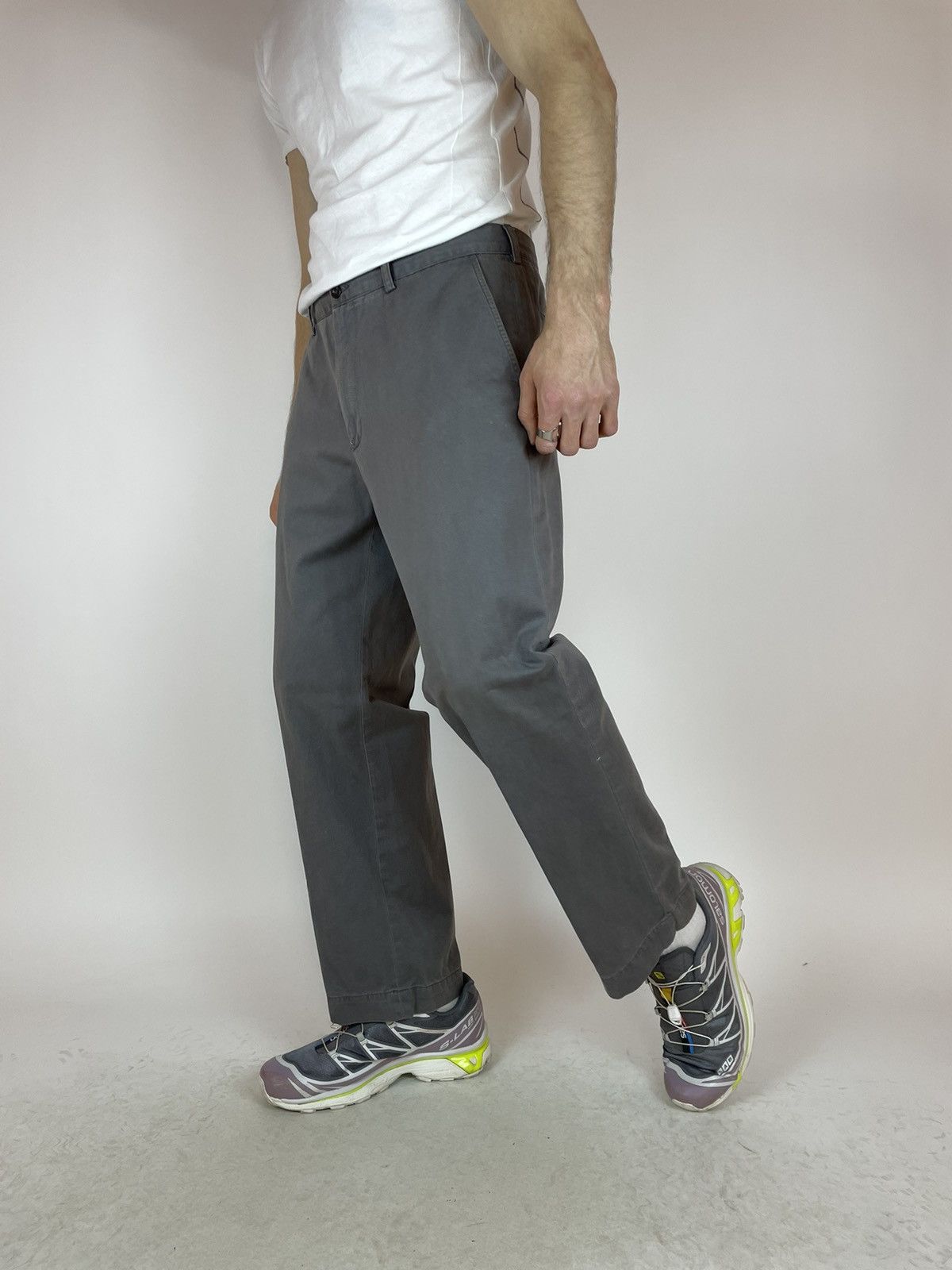Vintage POLO RALPH LAUREN VINTAGE GREY CHINO PANTS Mens size 36 Size US 36 / EU 52 - 6 Thumbnail