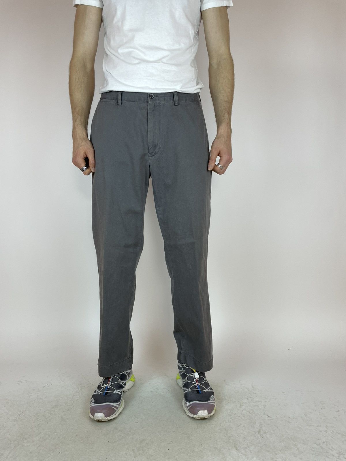 Vintage POLO RALPH LAUREN VINTAGE GREY CHINO PANTS Mens size 36 Size US 36 / EU 52 - 13 Thumbnail