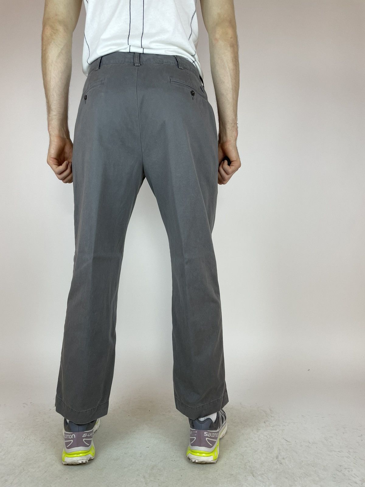 Vintage POLO RALPH LAUREN VINTAGE GREY CHINO PANTS Mens size 36 Size US 36 / EU 52 - 10 Thumbnail