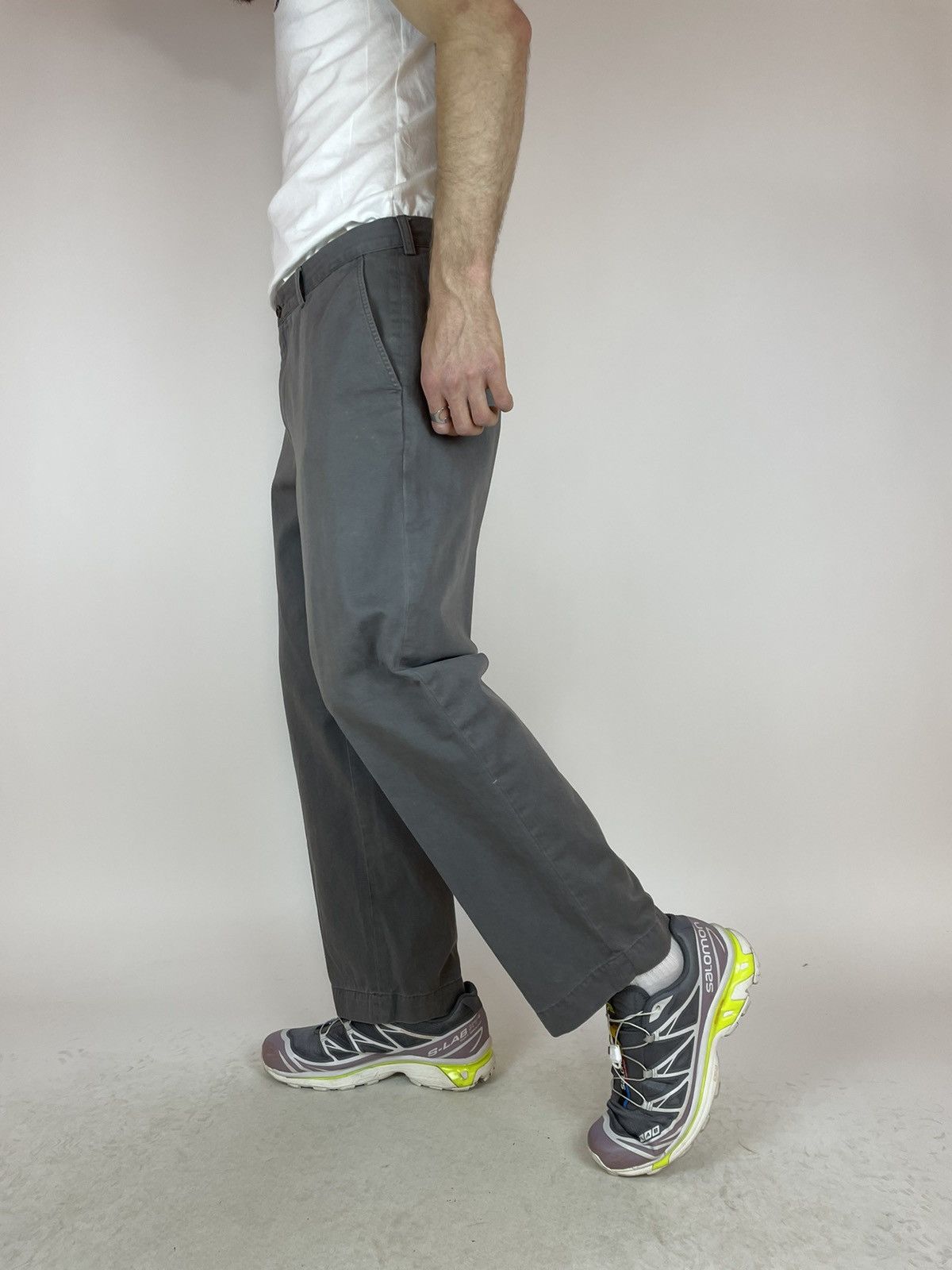 Vintage POLO RALPH LAUREN VINTAGE GREY CHINO PANTS Mens size 36 Size US 36 / EU 52 - 9 Thumbnail
